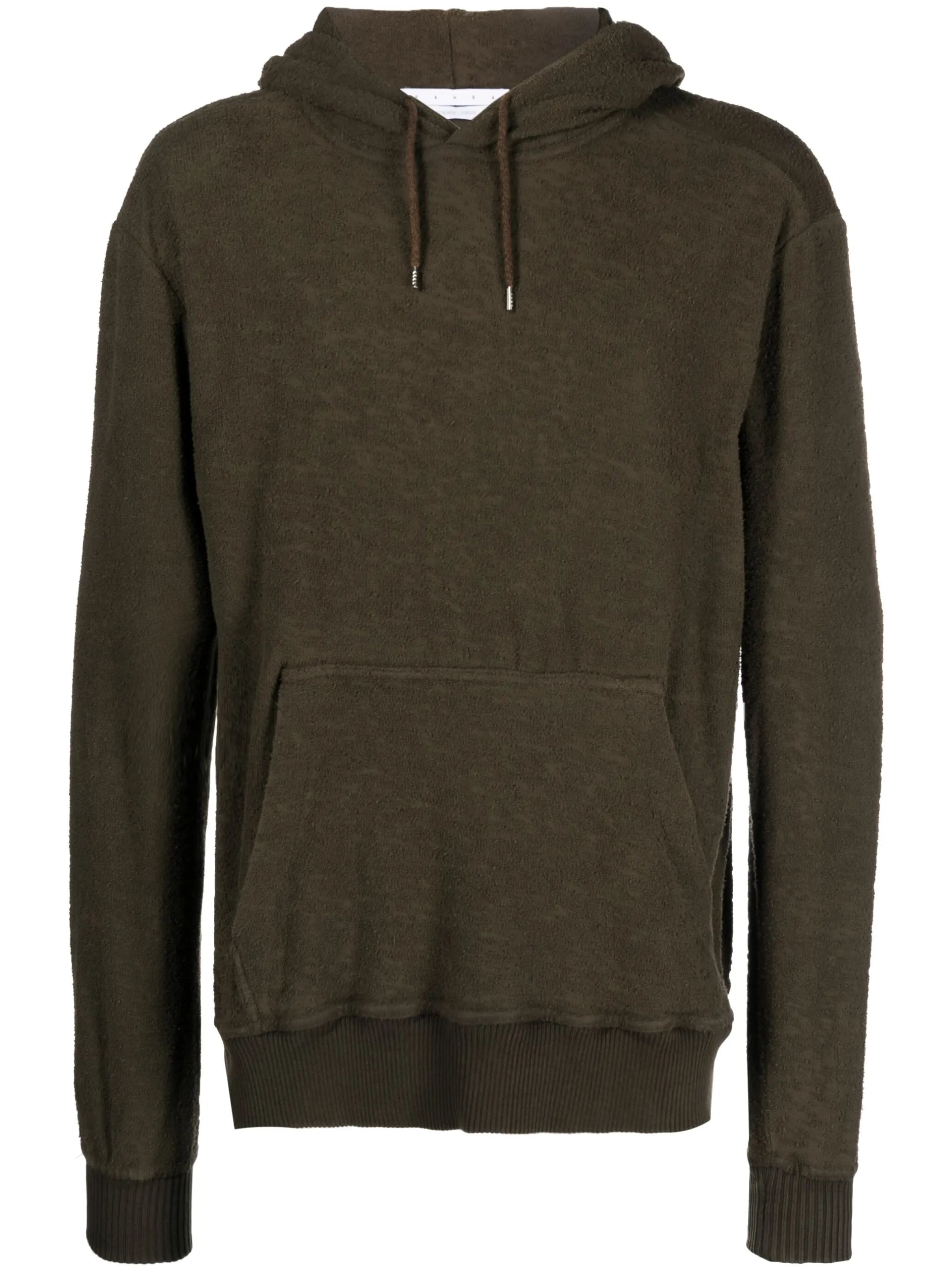 hooded knitted sweater