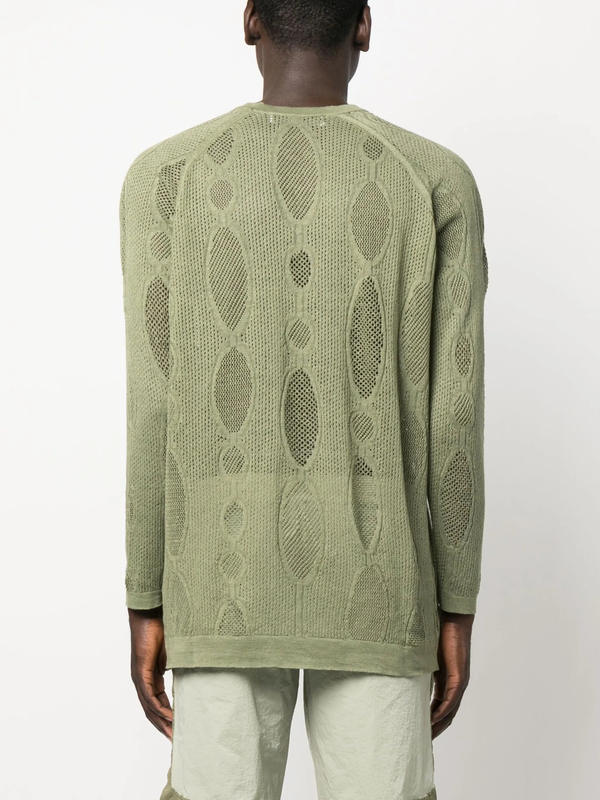 open knit jumper