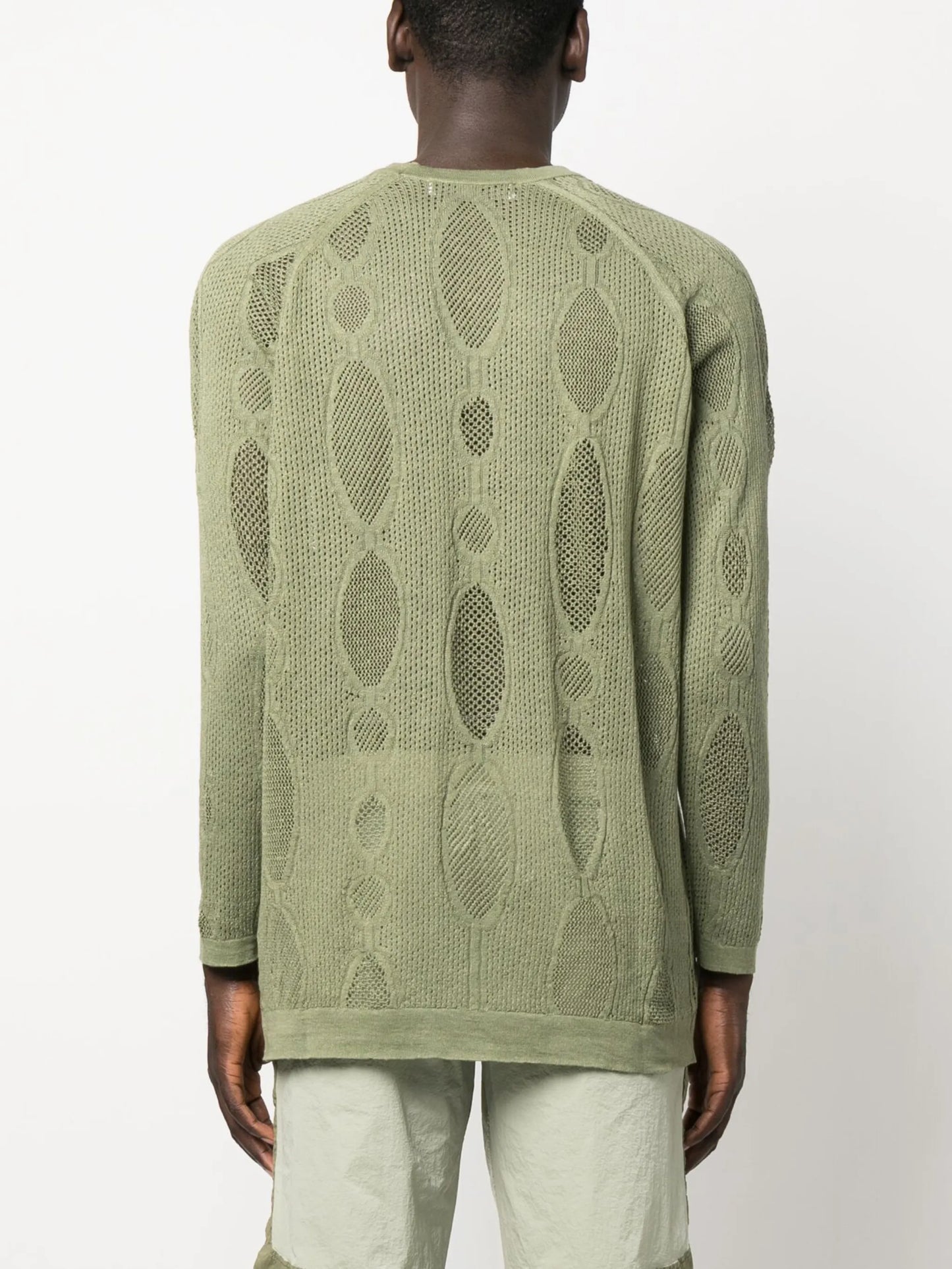 open knit jumper