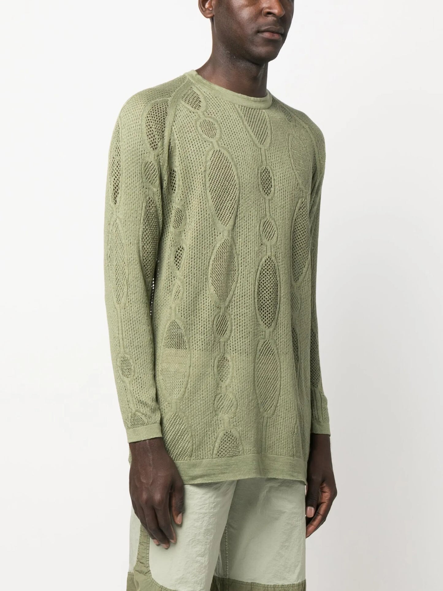 open knit jumper
