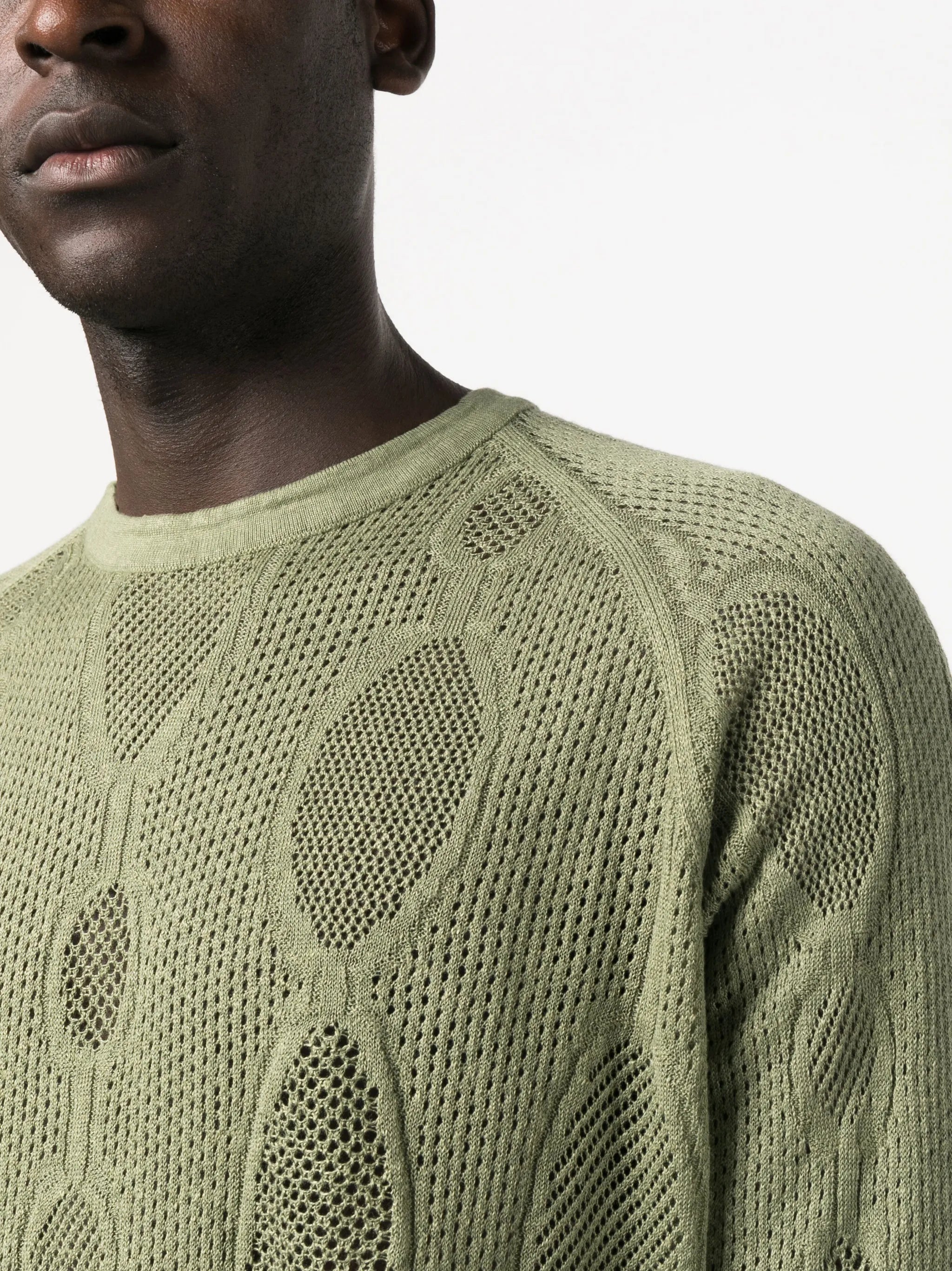 open knit jumper