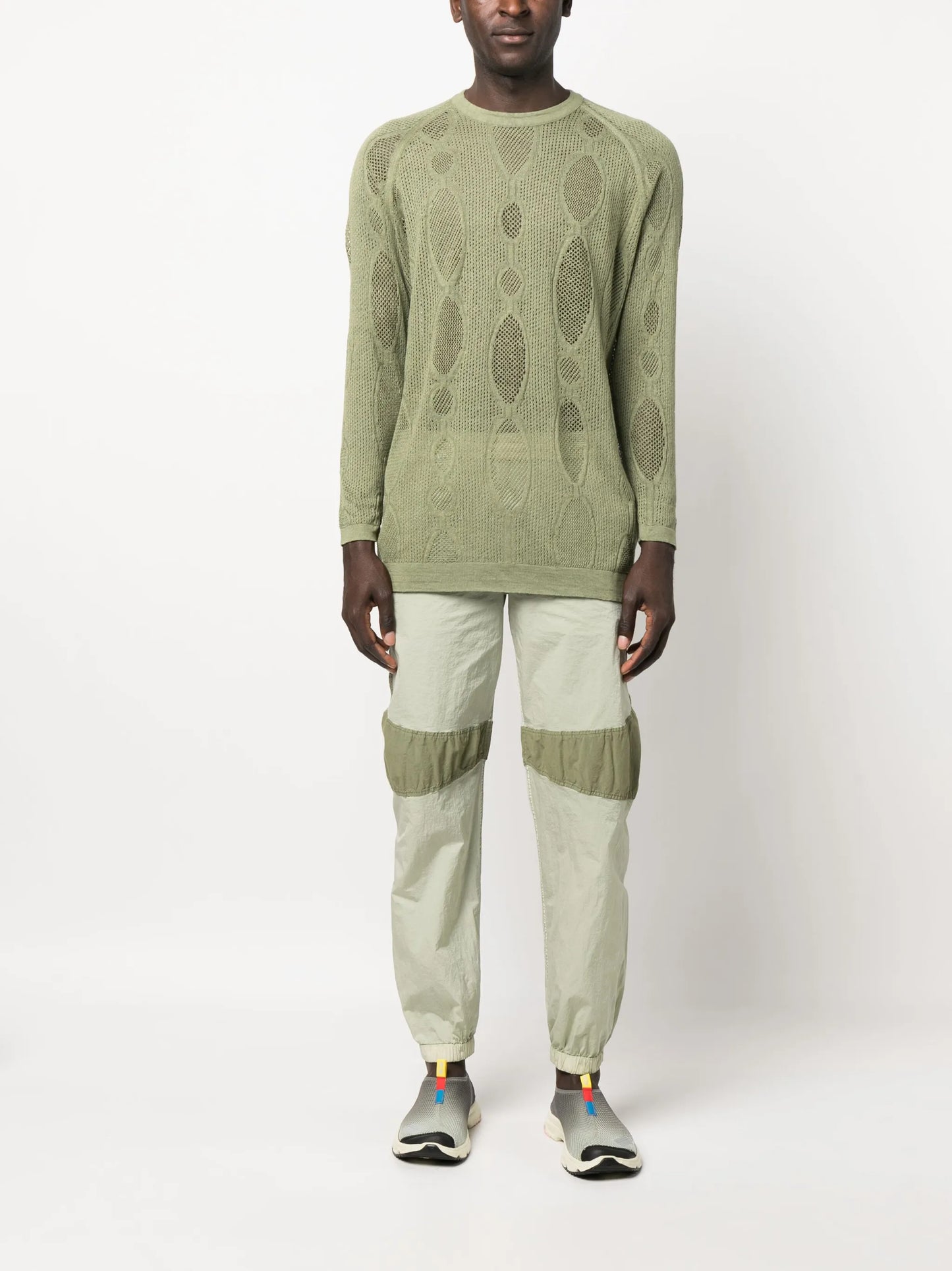 open knit jumper