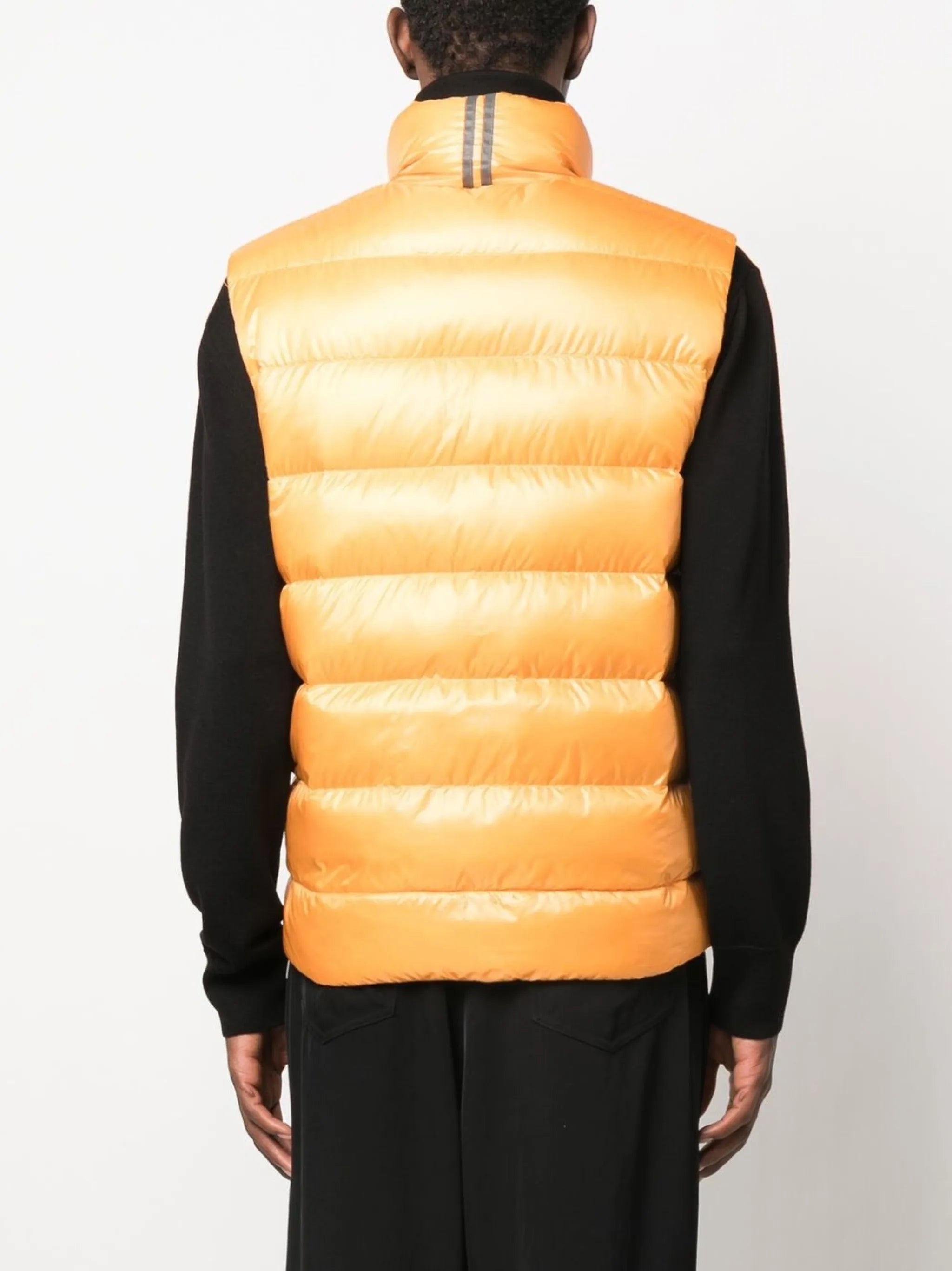logo-patch padded gilet