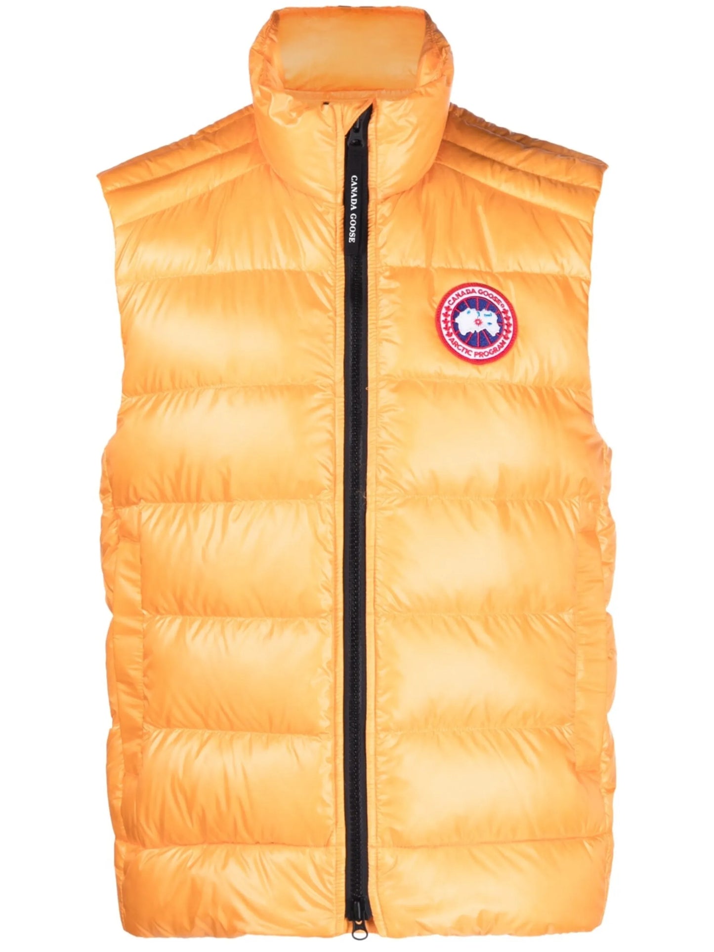 logo-patch padded gilet