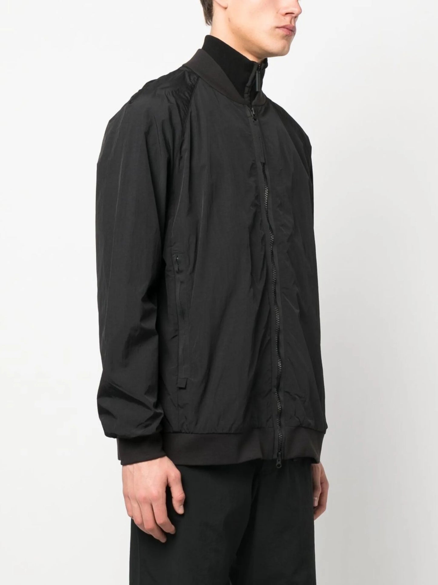 logo-patch bomber jacket