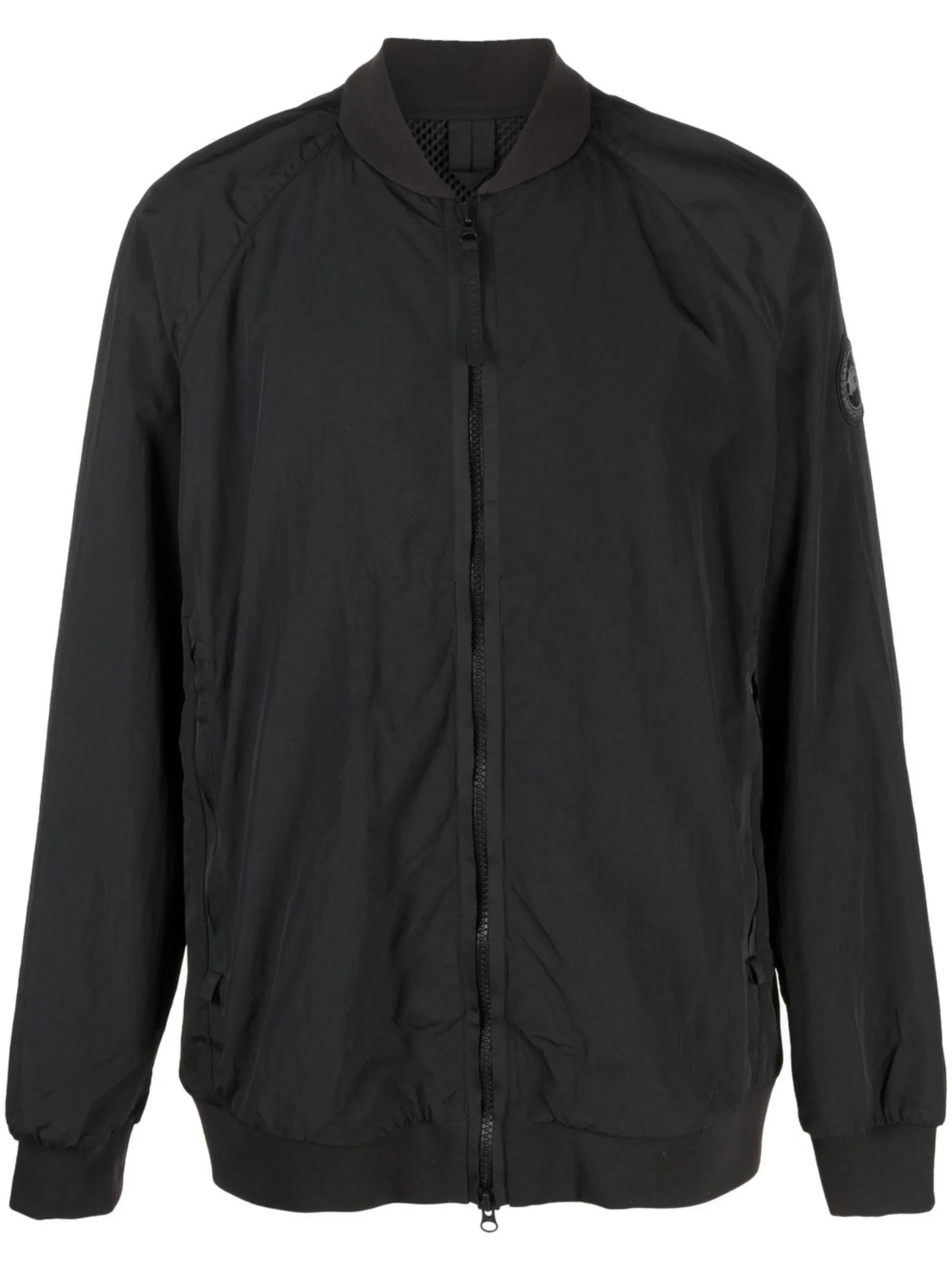 logo-patch bomber jacket