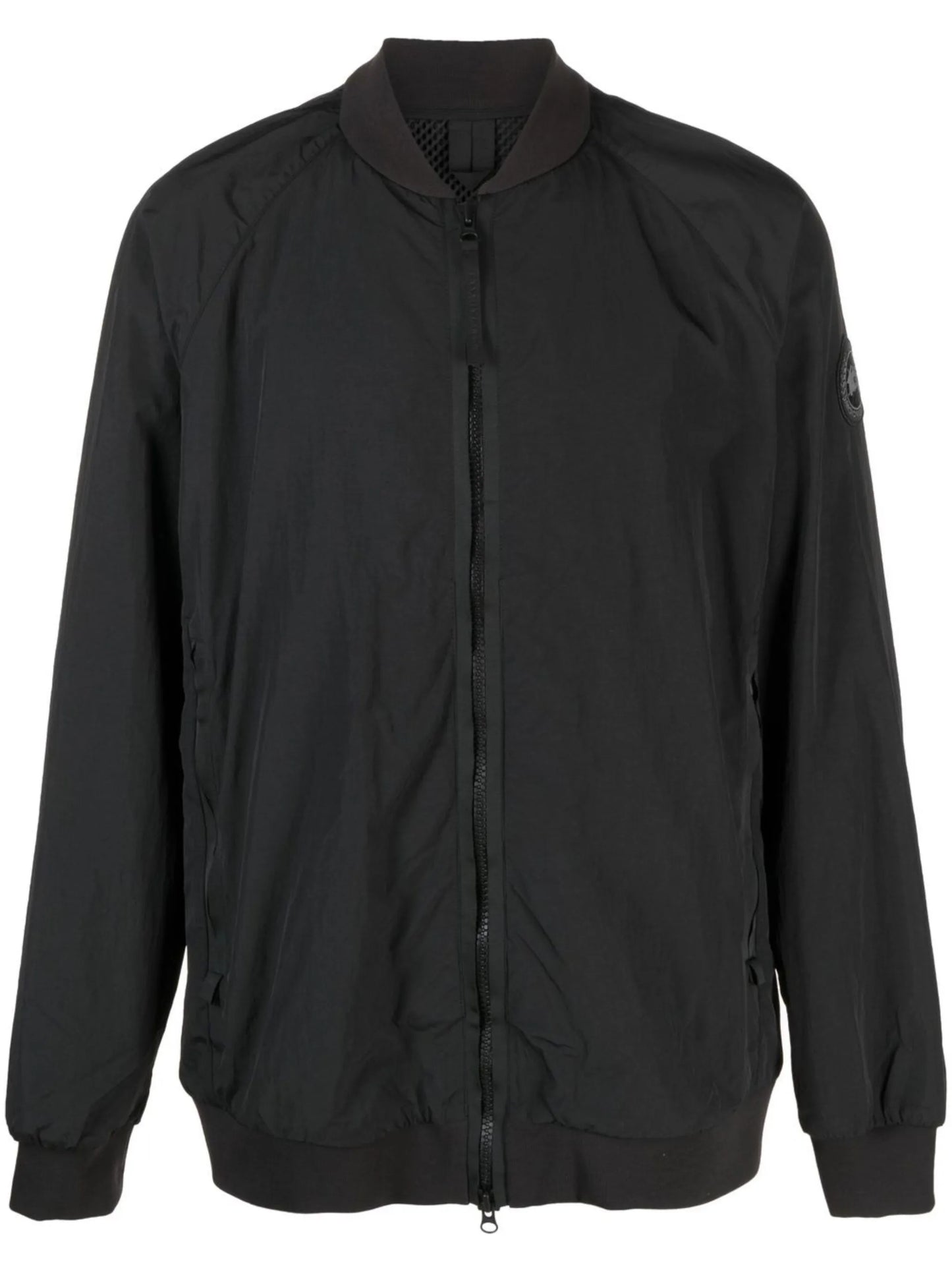 logo-patch bomber jacket