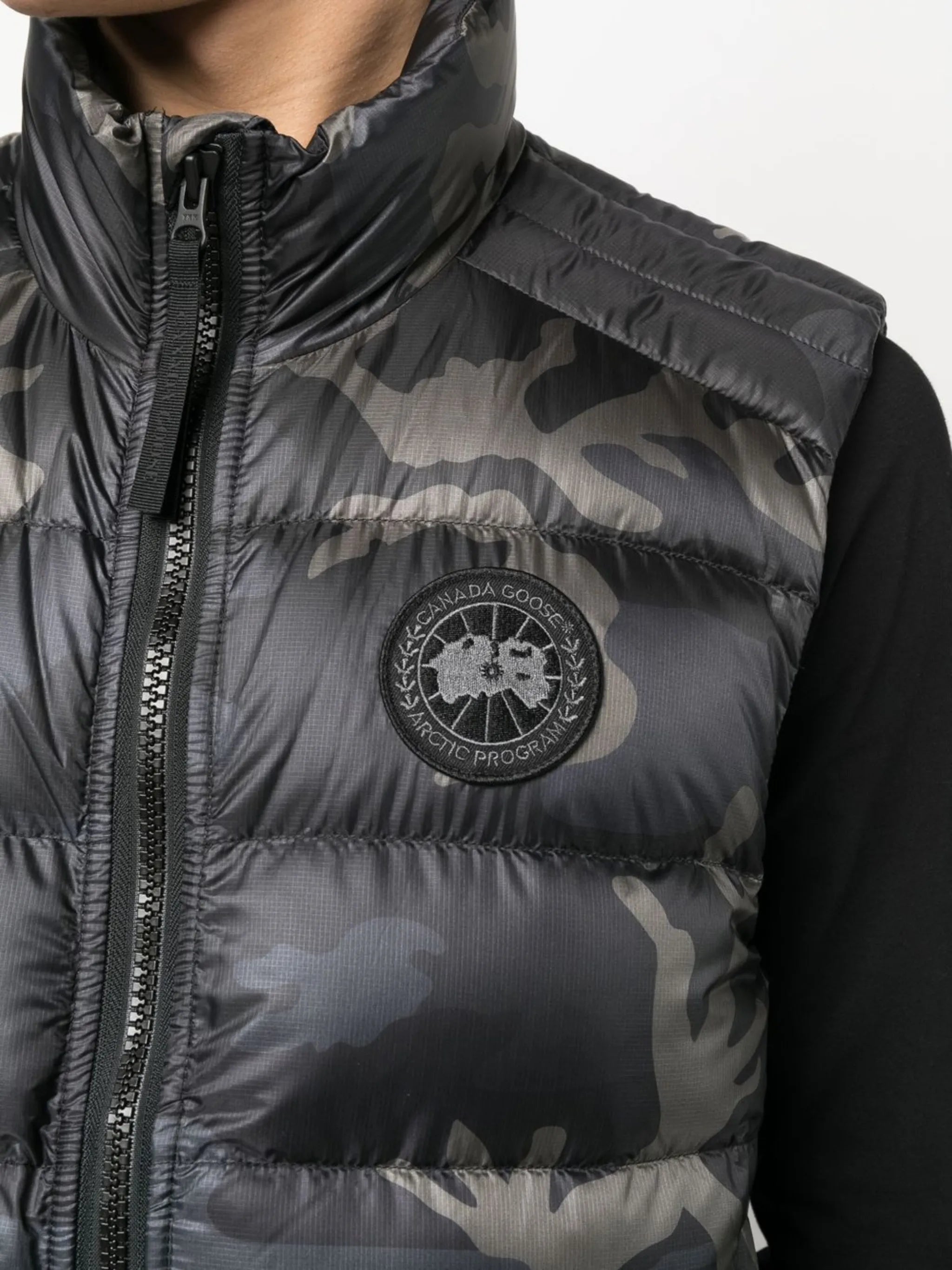 Crofton camouflage-print gilet