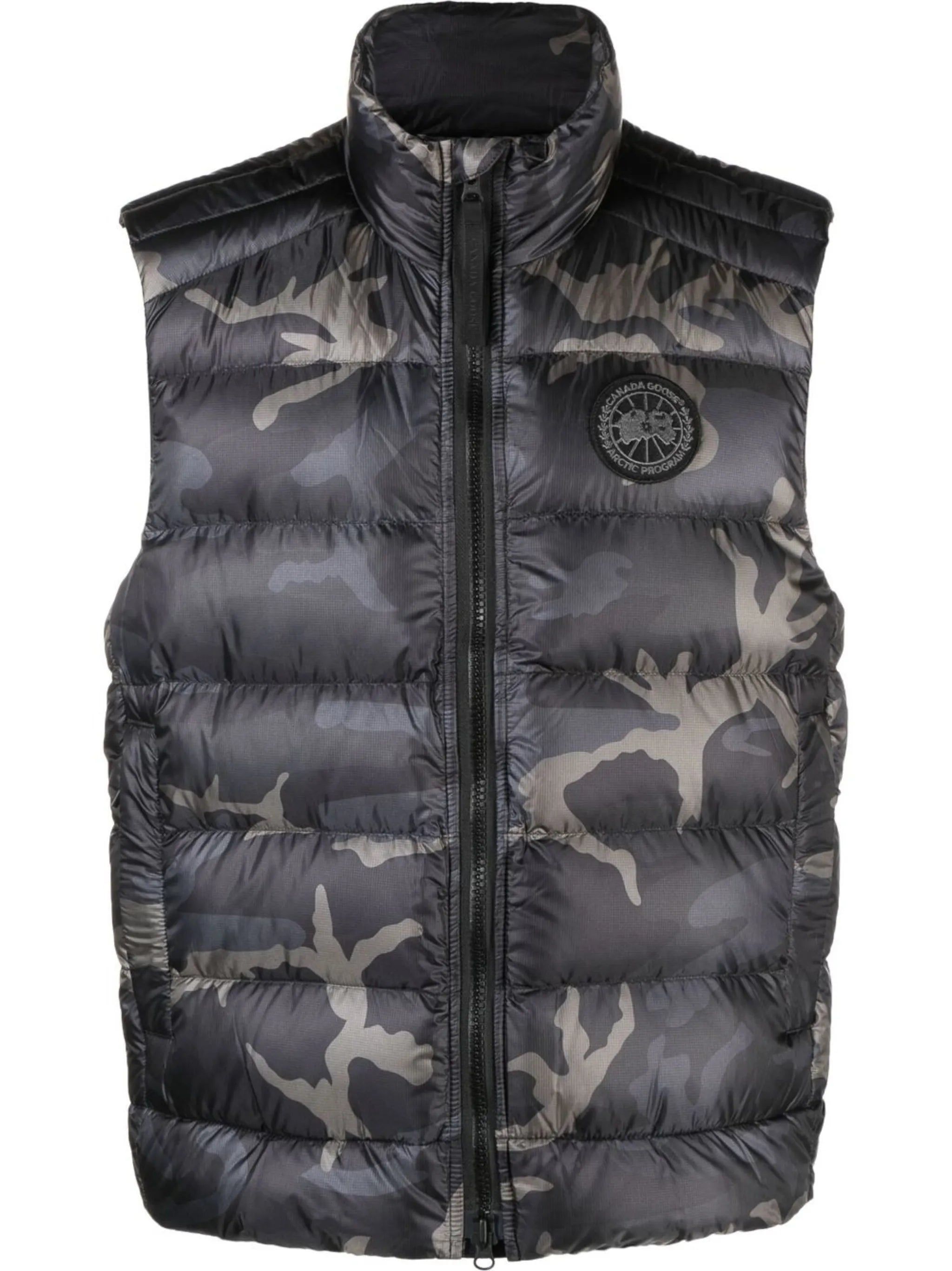 Crofton camouflage-print gilet