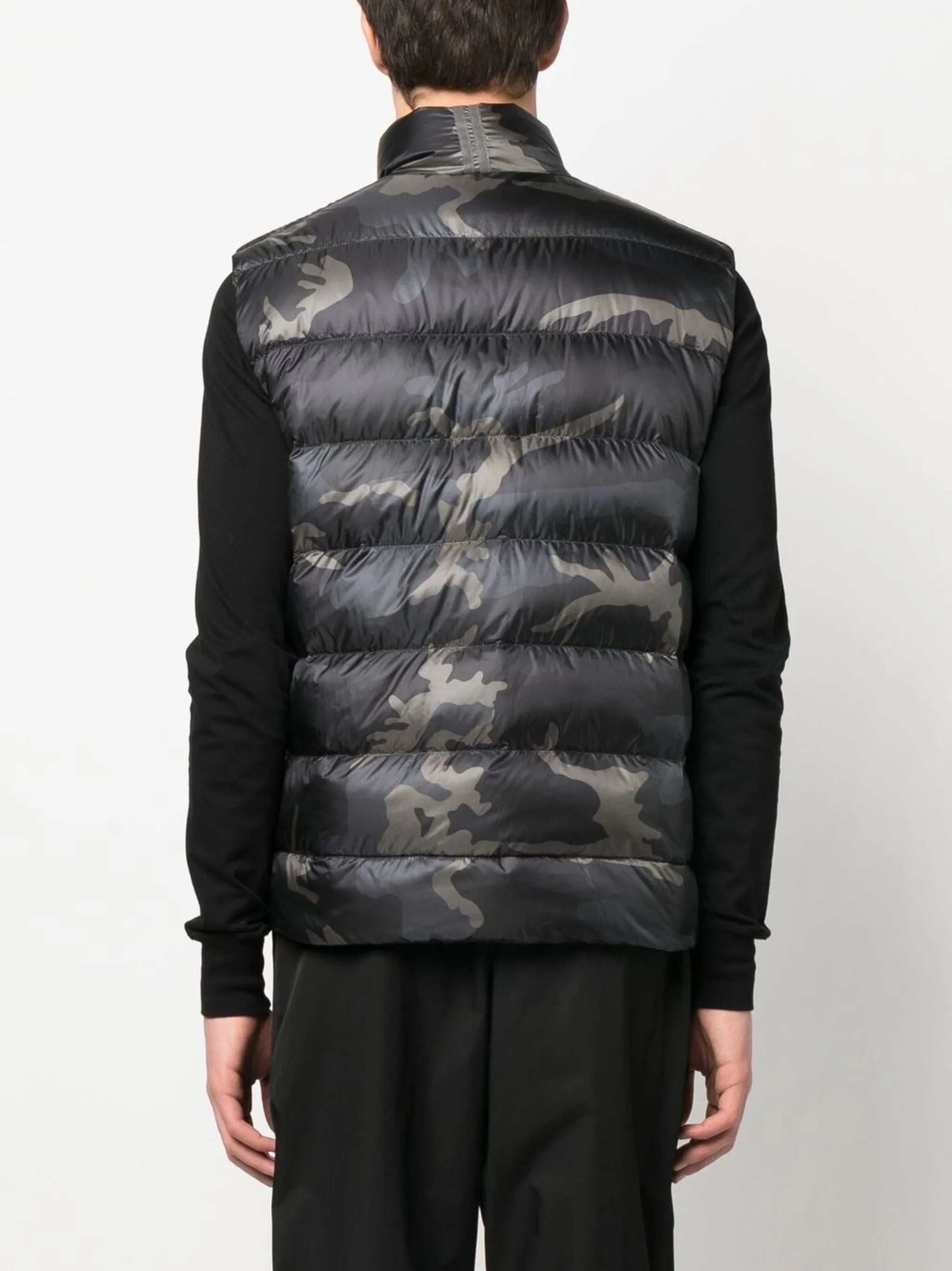 Crofton camouflage-print gilet