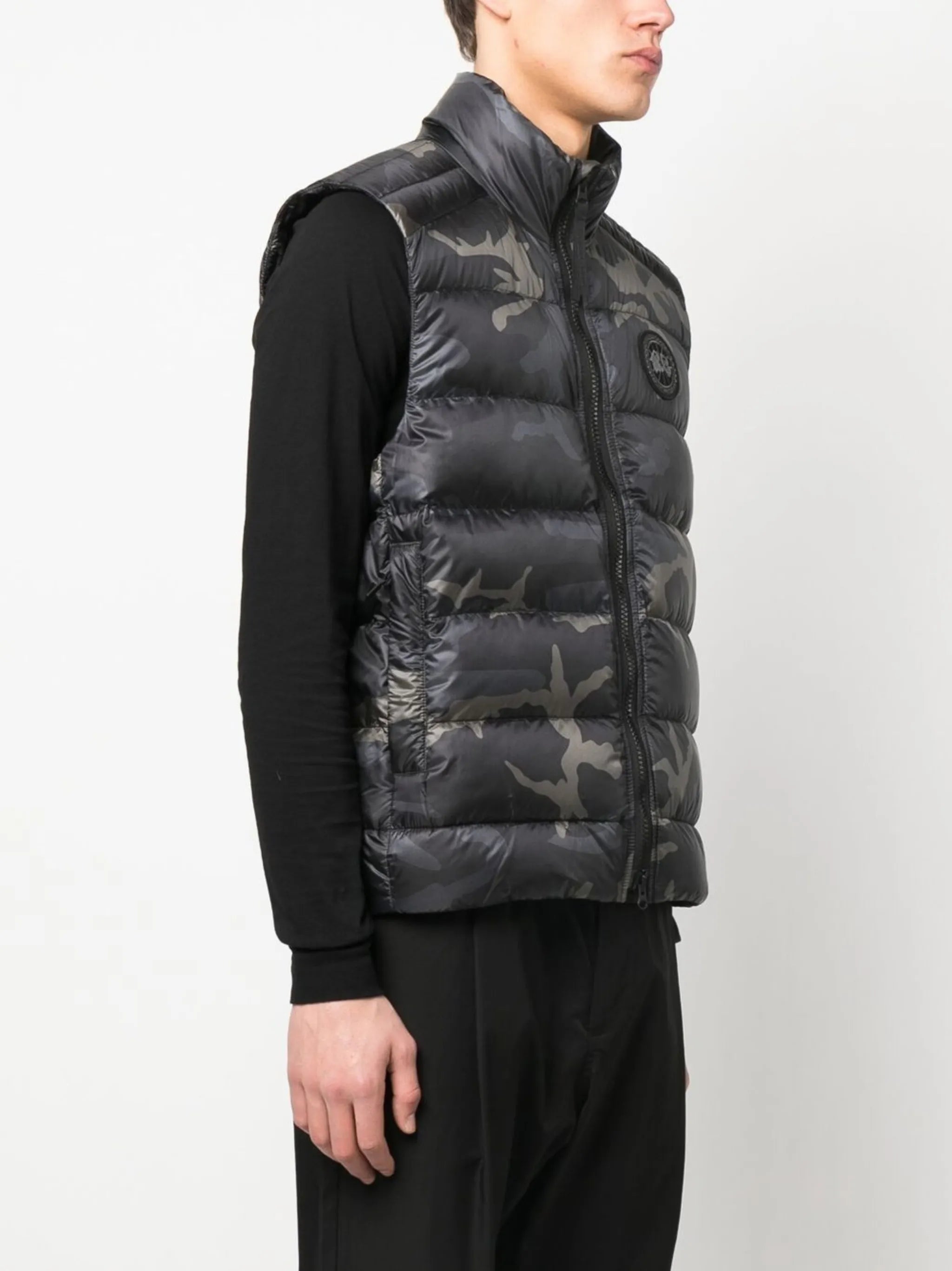 Crofton camouflage-print gilet