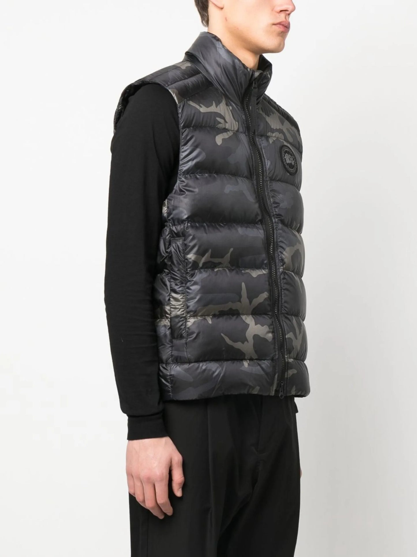 Crofton camouflage-print gilet