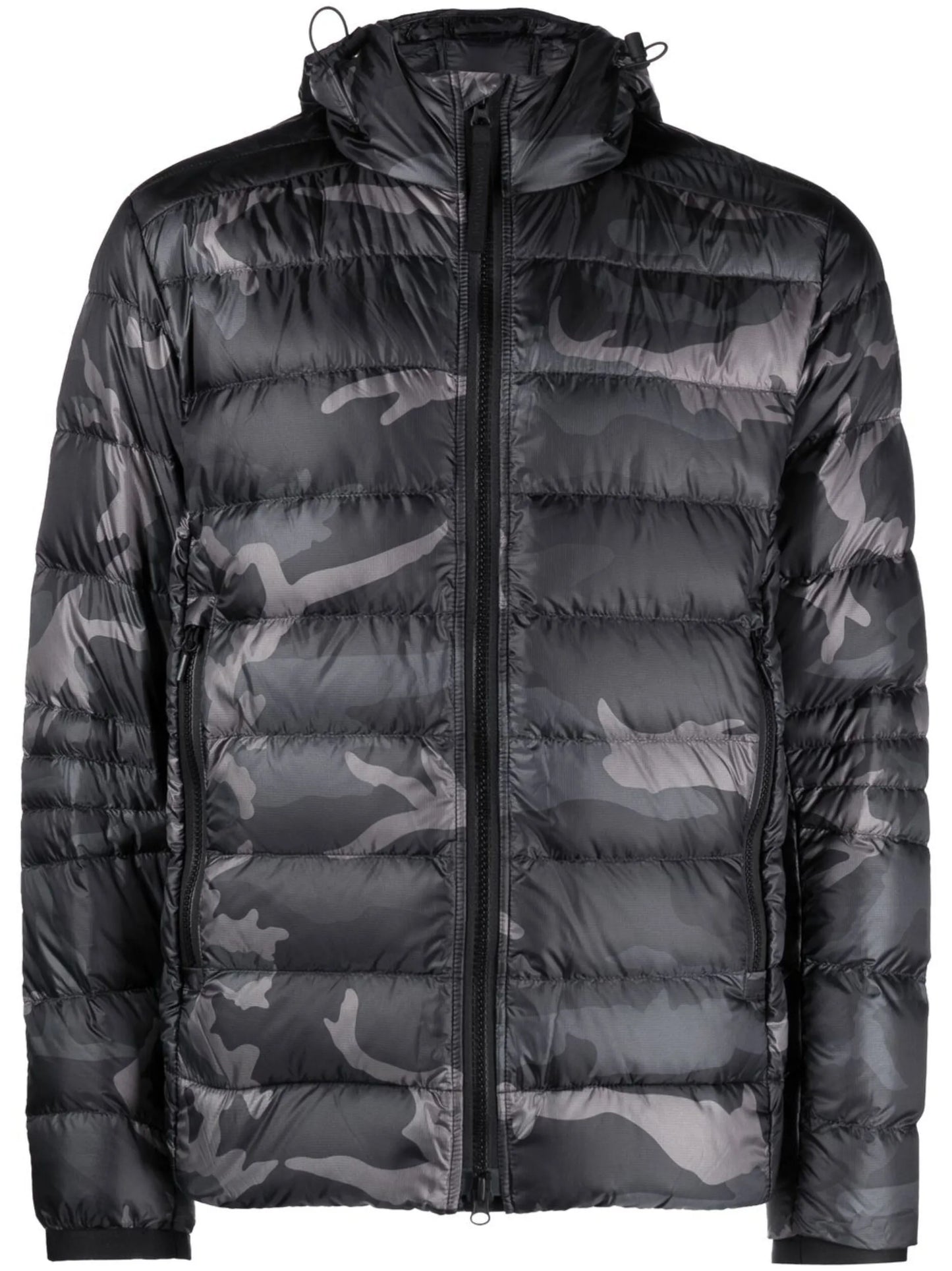 Crofton logo-patch padded jacket