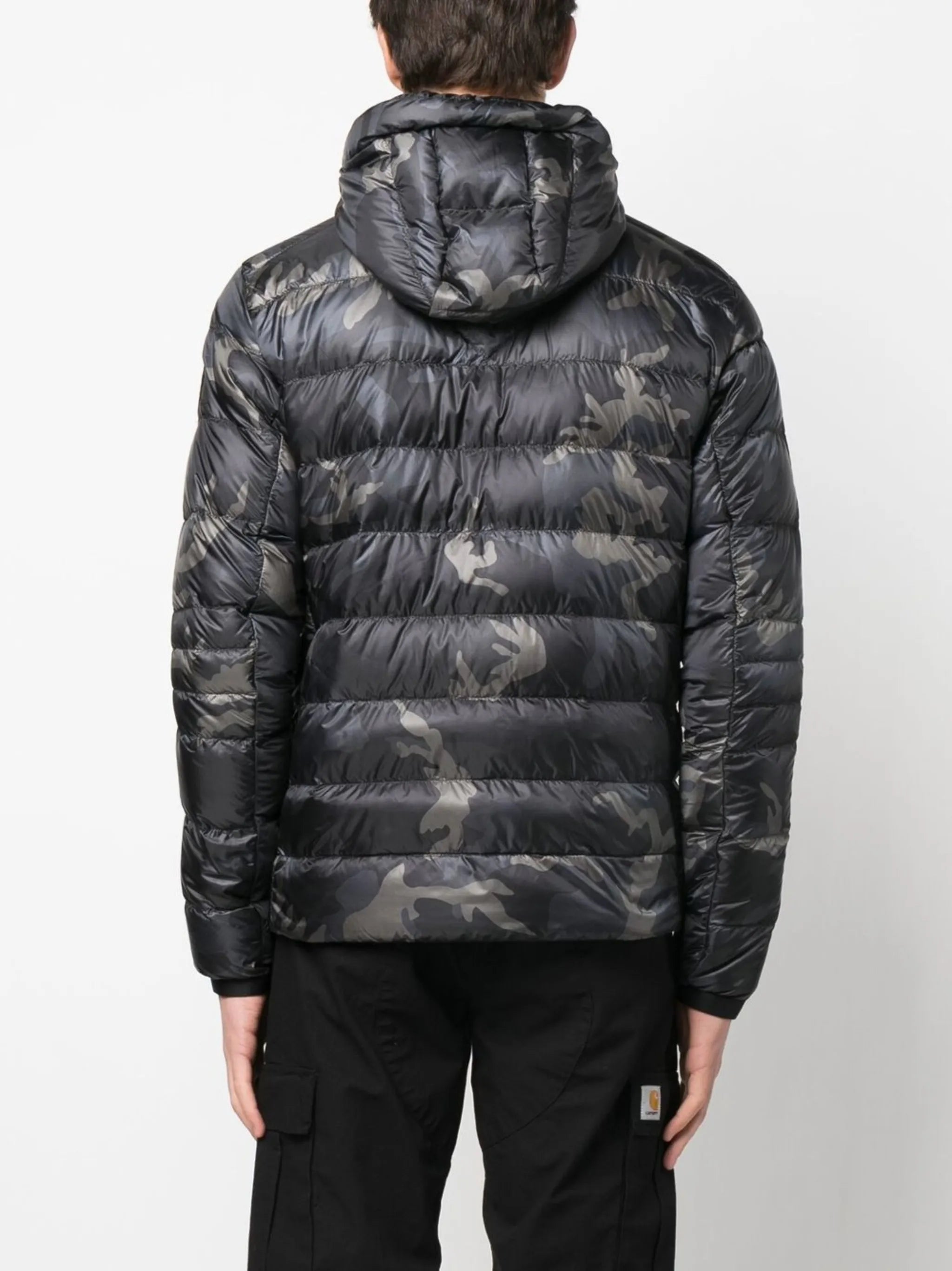 Crofton logo-patch padded jacket