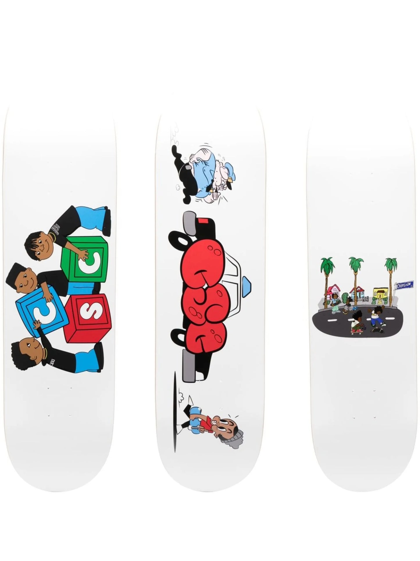 x Browns skate decks (set of three)