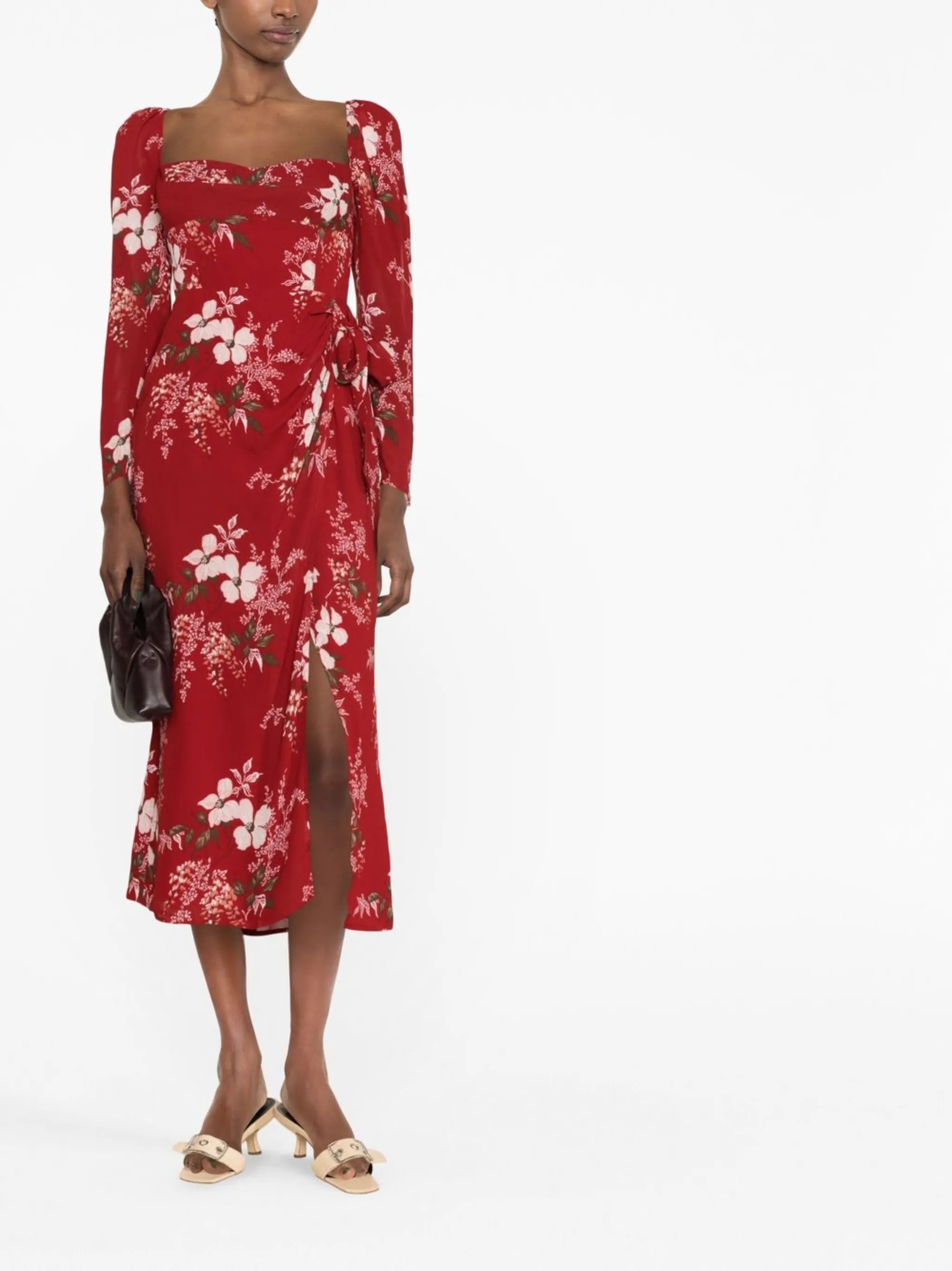 Theo floral-print dress