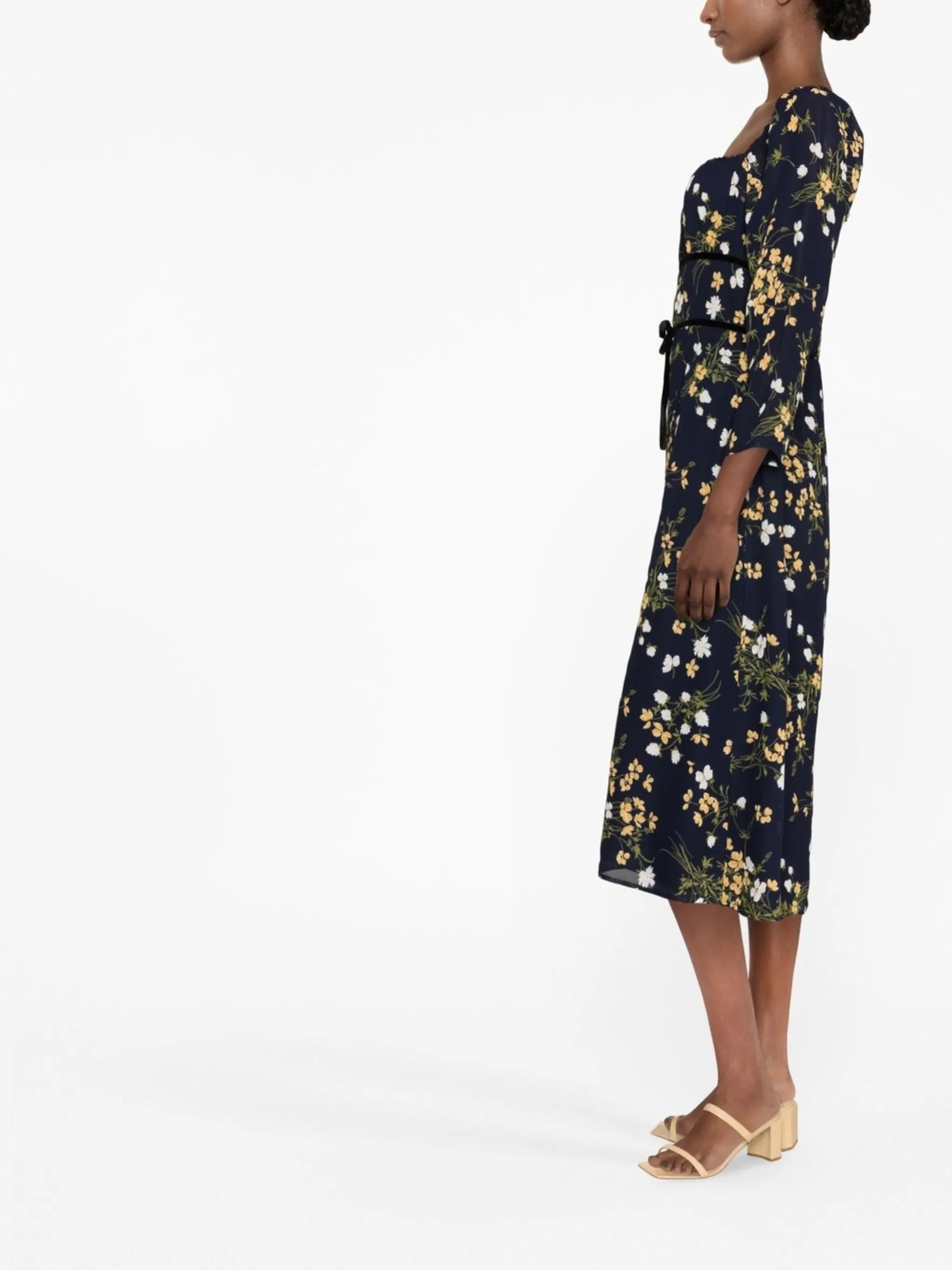 Pennie floral-print midi dress