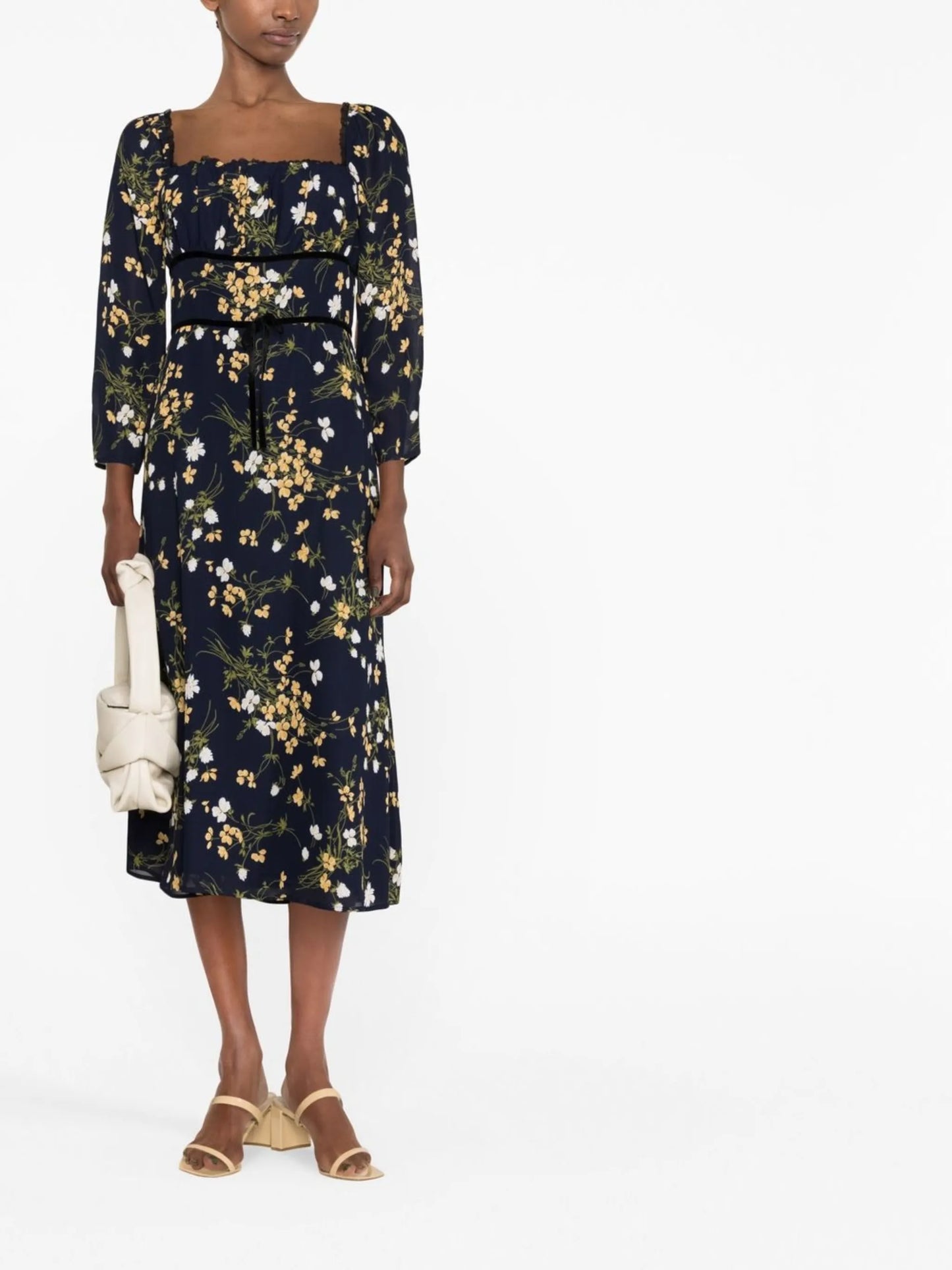 Pennie floral-print midi dress