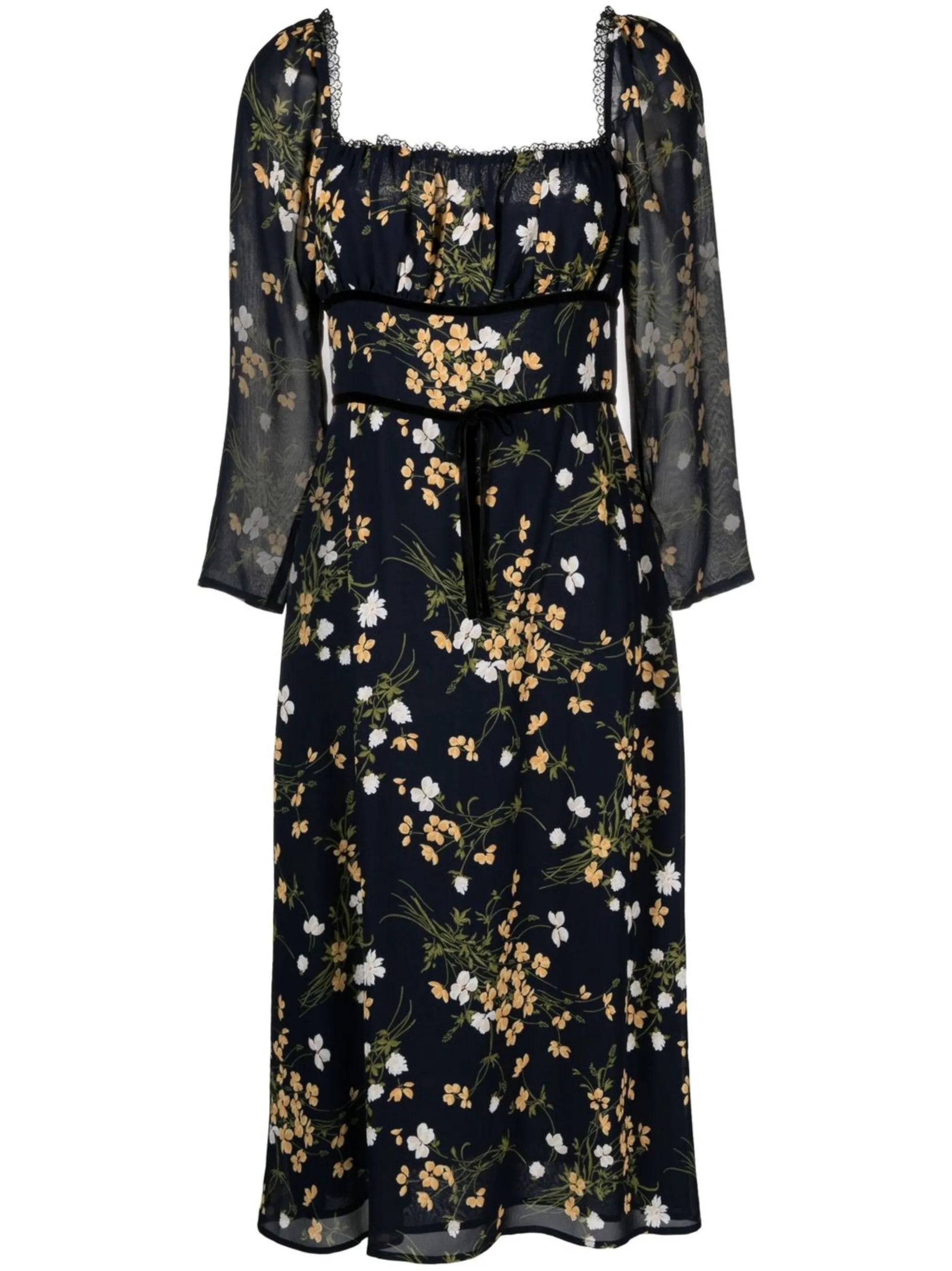 Pennie floral-print midi dress