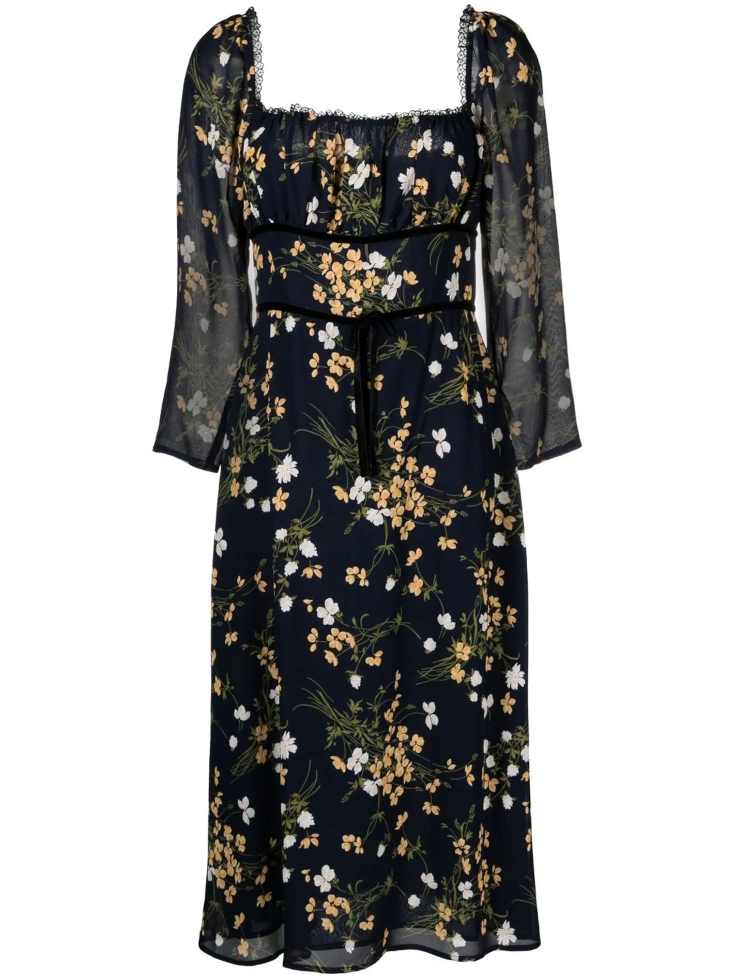 Pennie floral-print midi dress