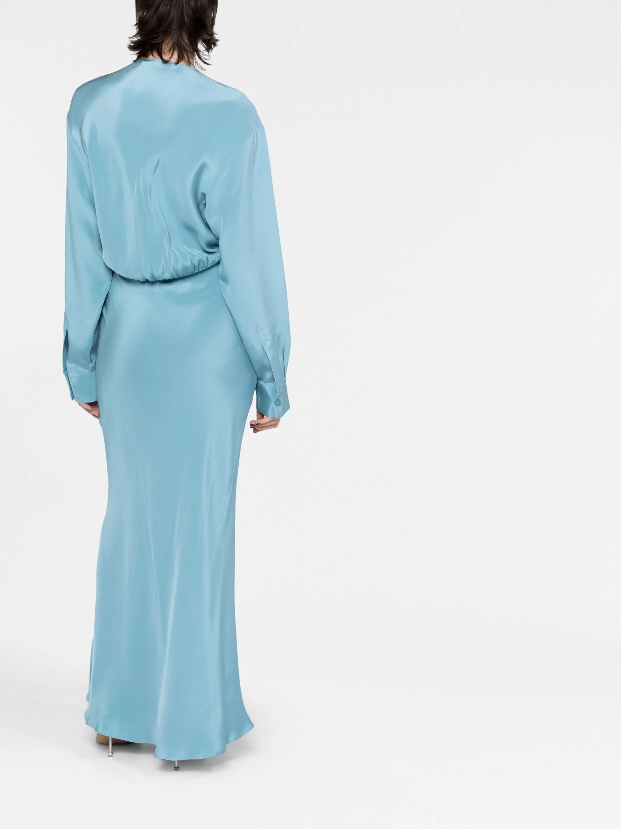 Triquetra V-neck gown