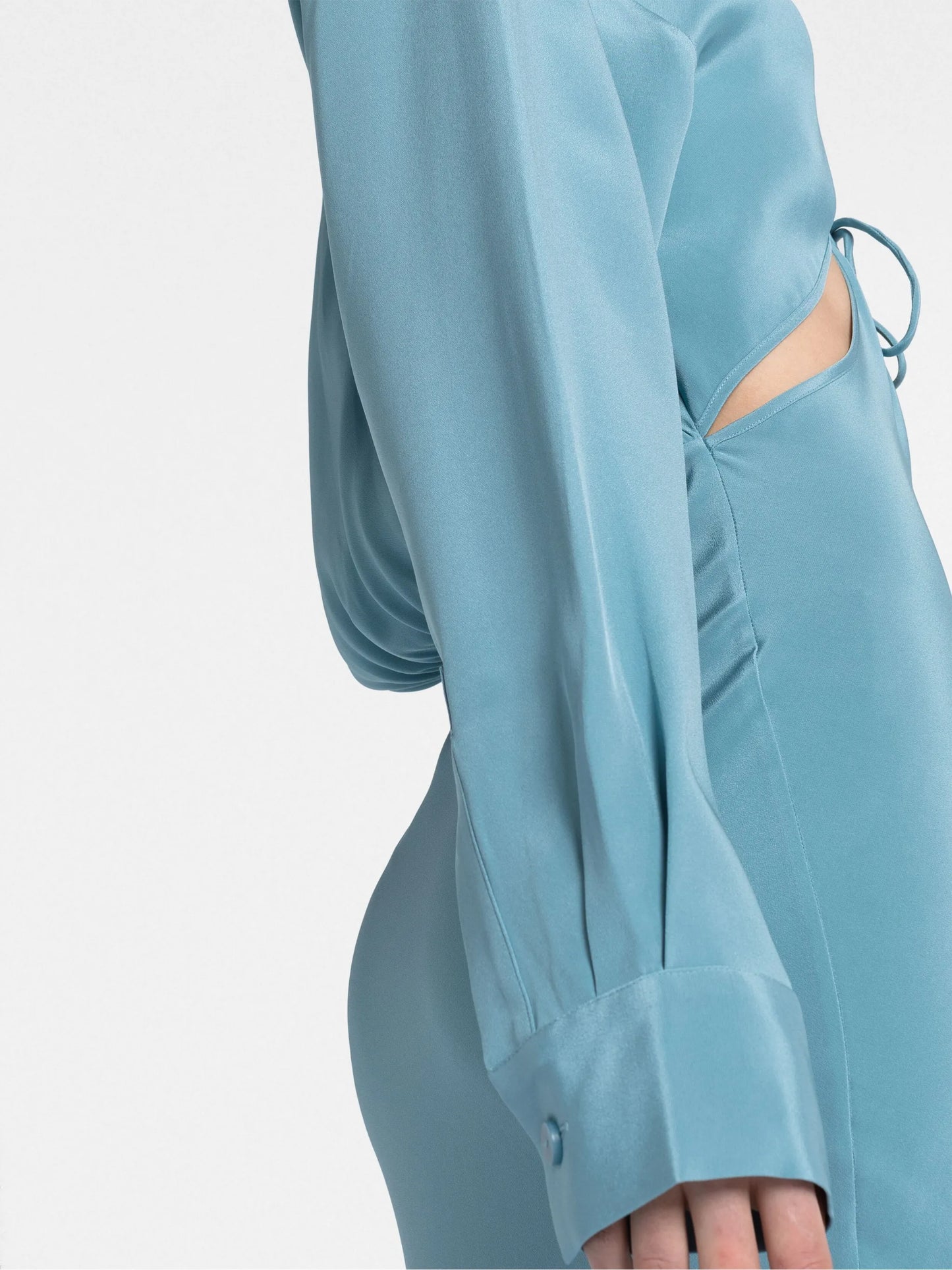 Triquetra V-neck gown