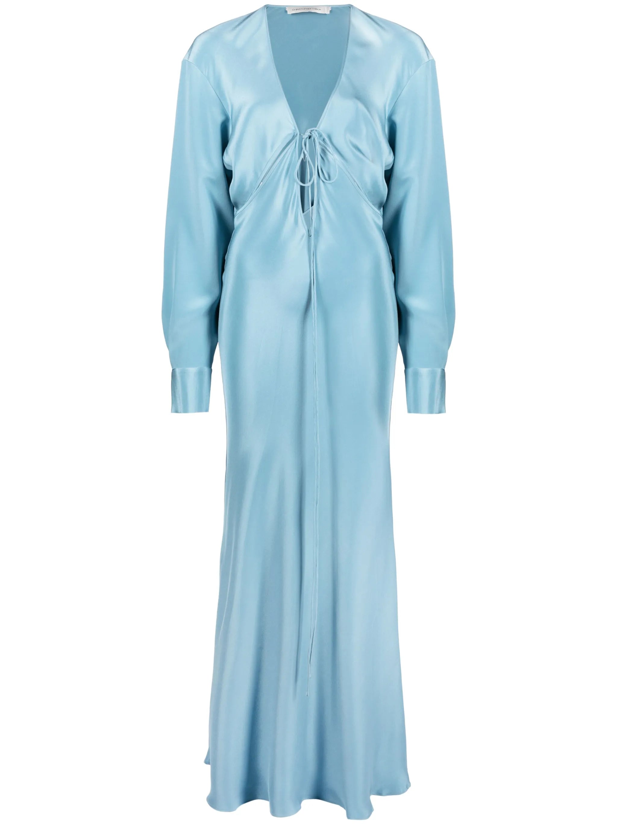 Triquetra V-neck gown