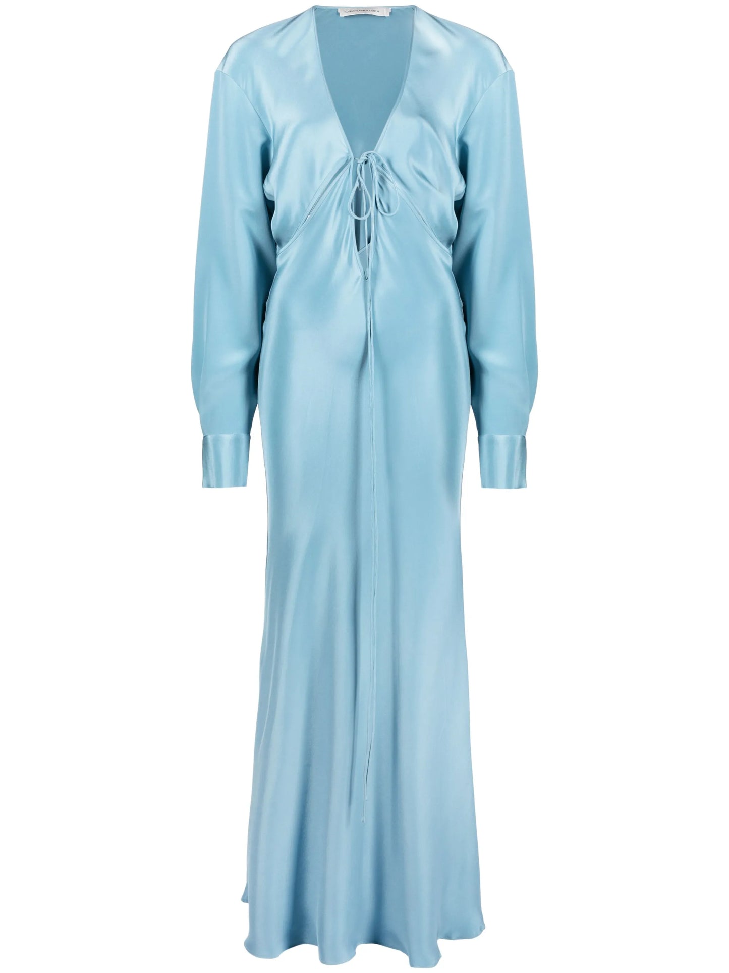 Triquetra V-neck gown
