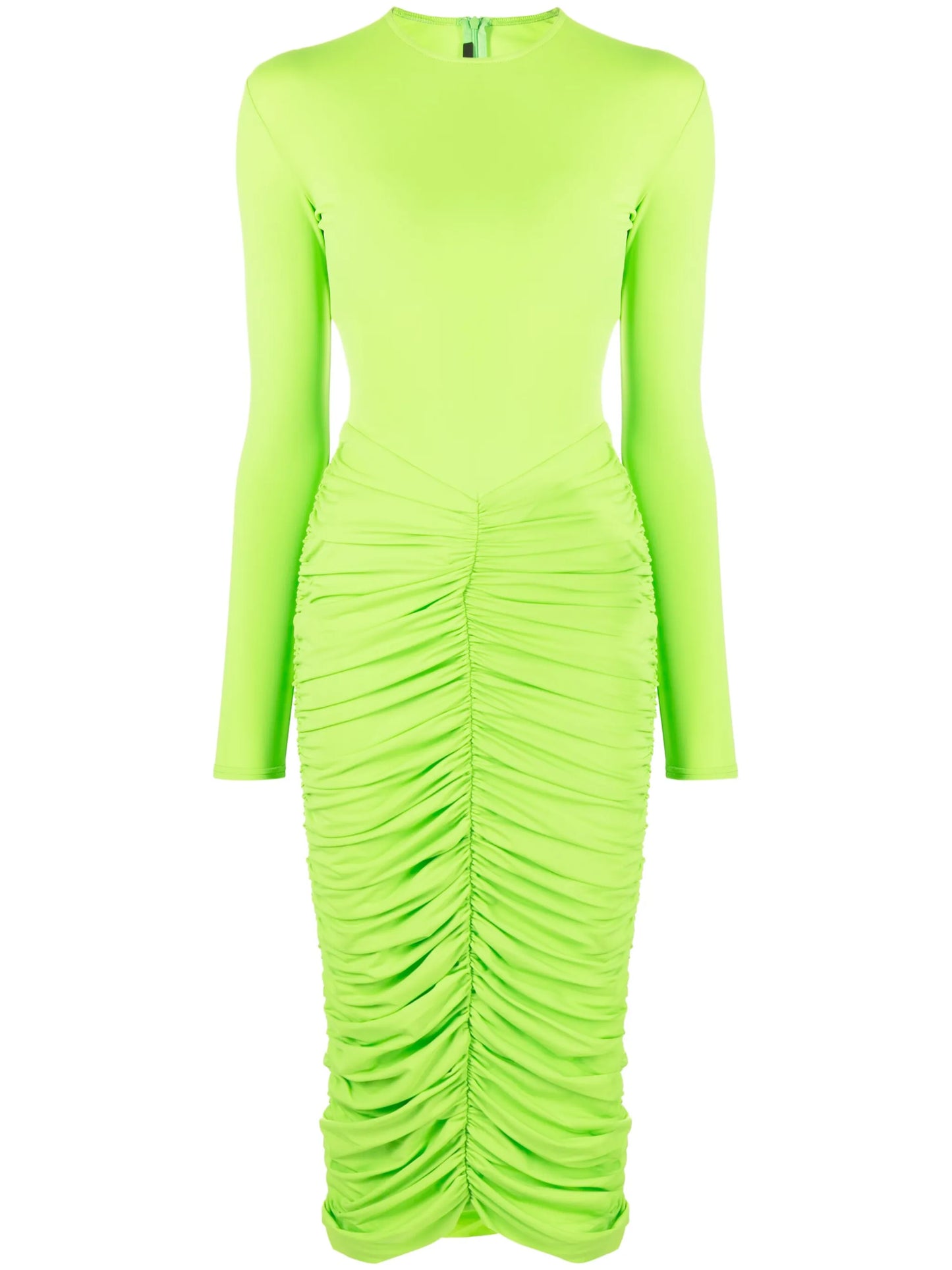 Presley ruched midi dress