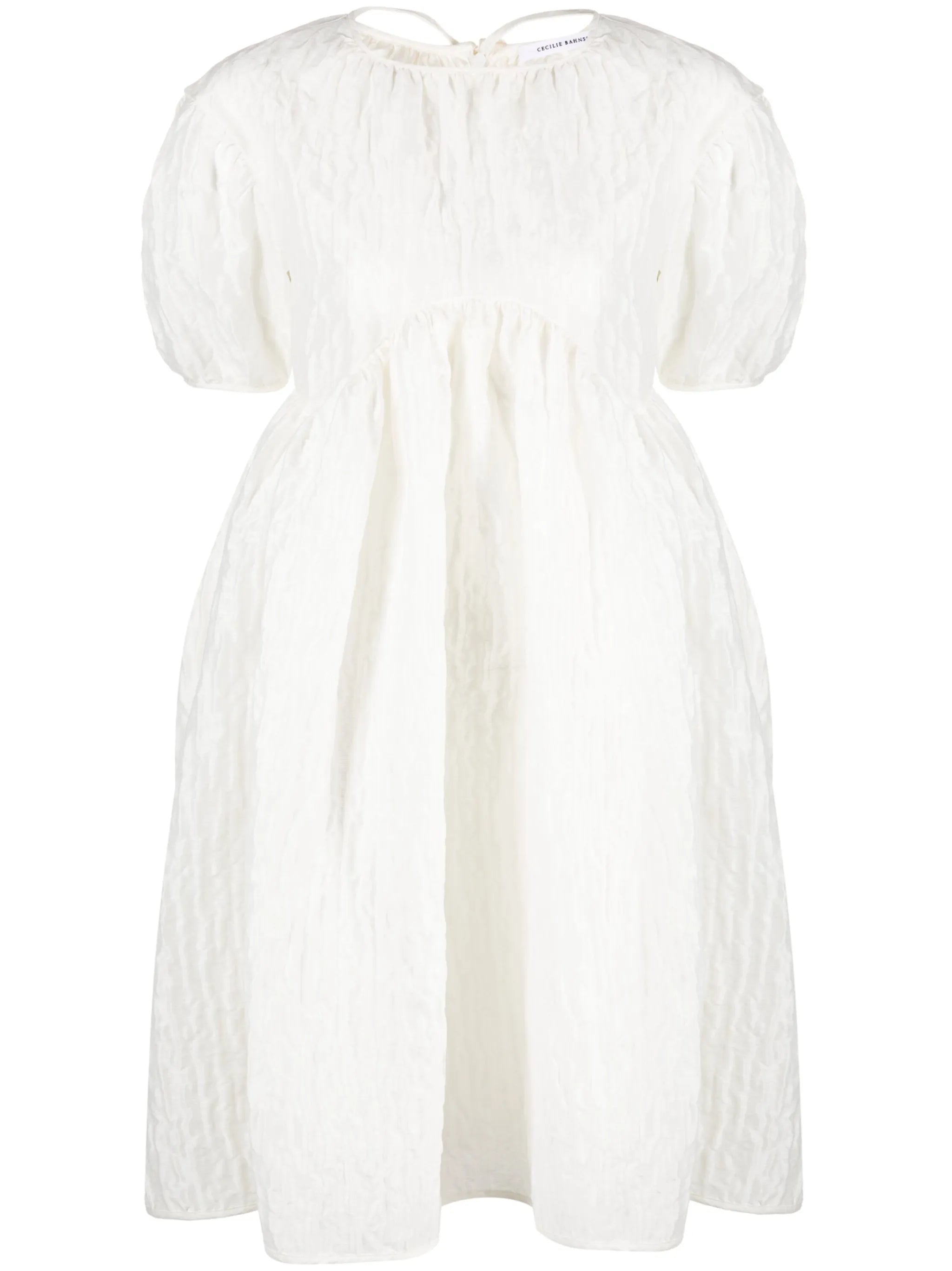 Thelma puff-sleeve dress