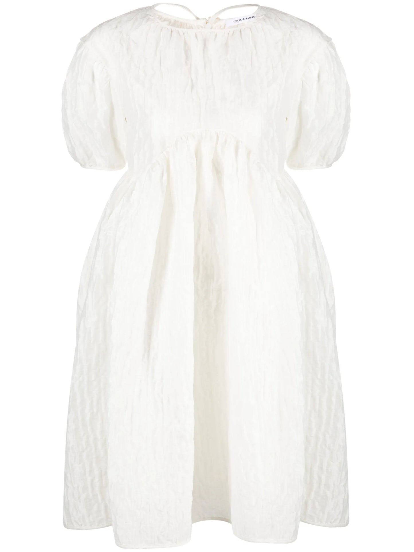 Thelma puff-sleeve dress