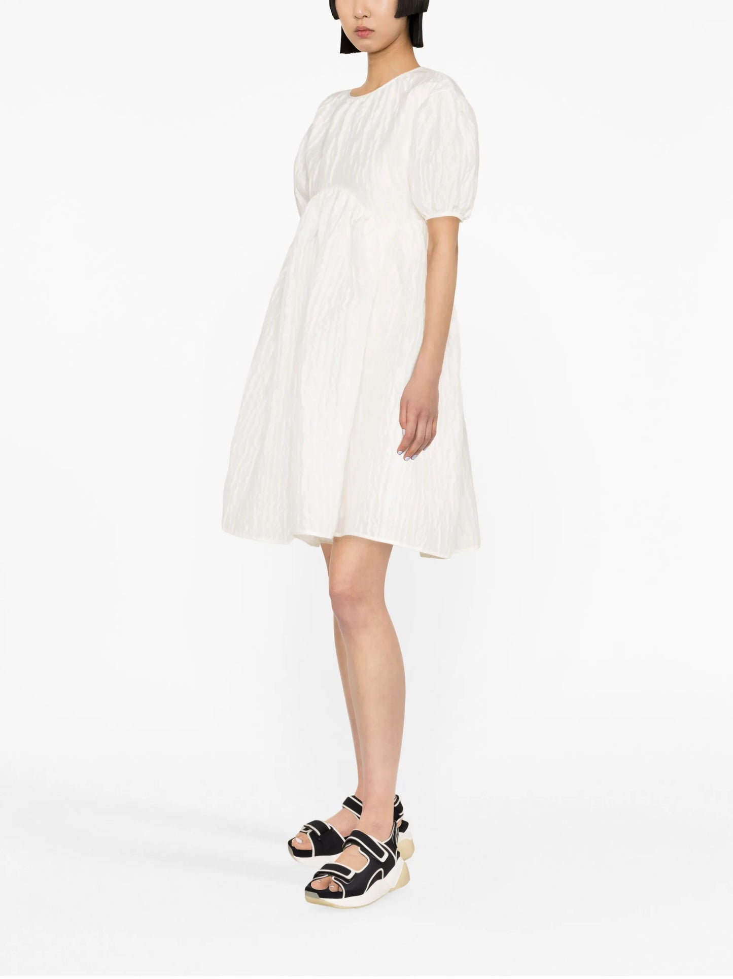 Thelma puff-sleeve dress