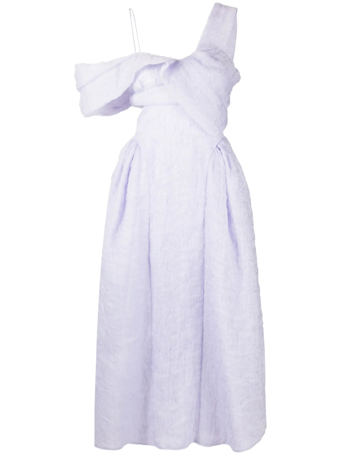 Sonja off-shoulder matelassé dress