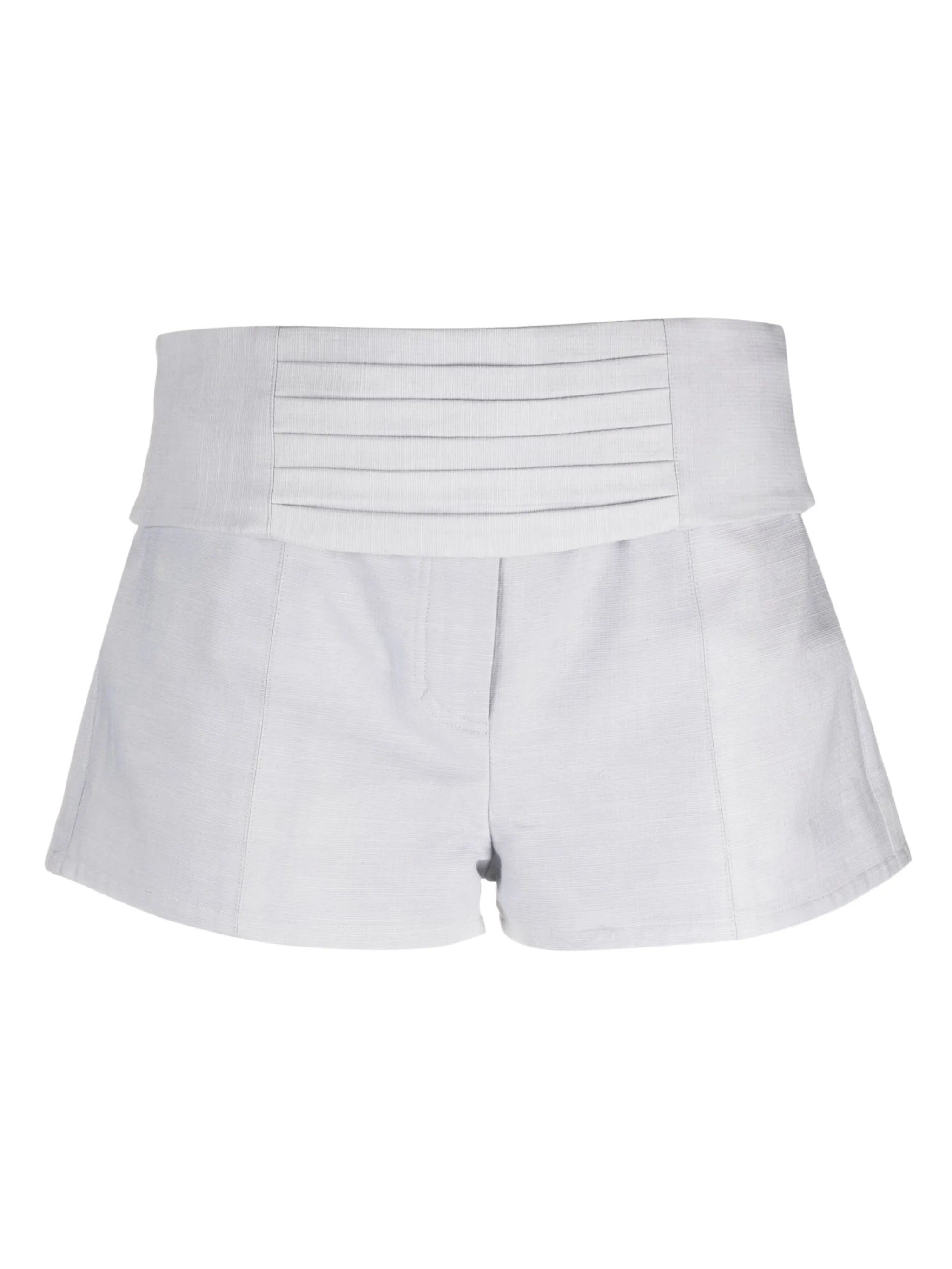 tuxedo thigh-length shorts