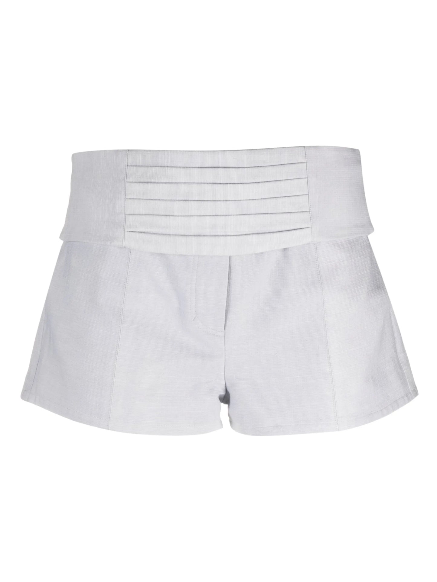 tuxedo thigh-length shorts