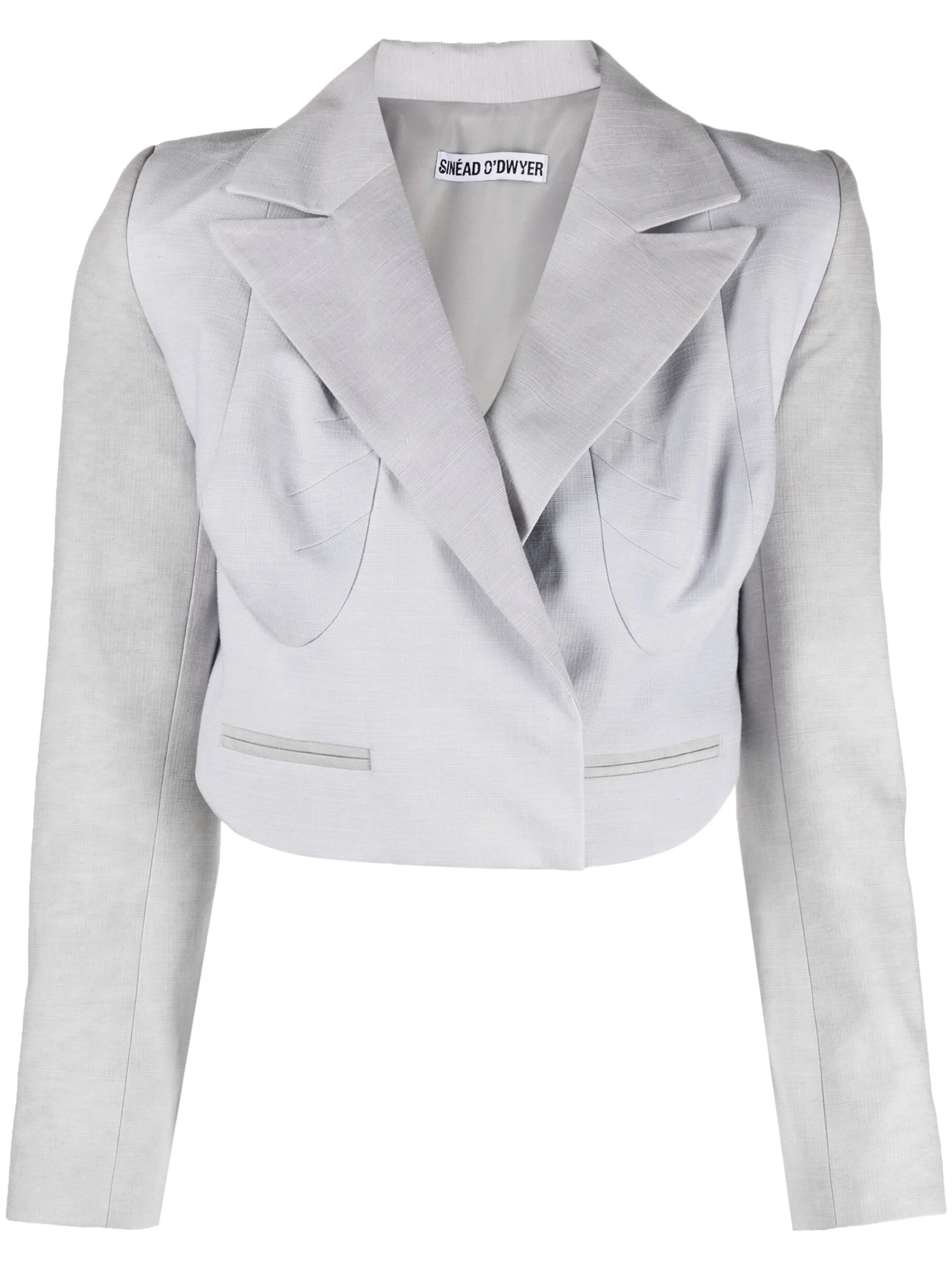 cropped tuxedo jacket