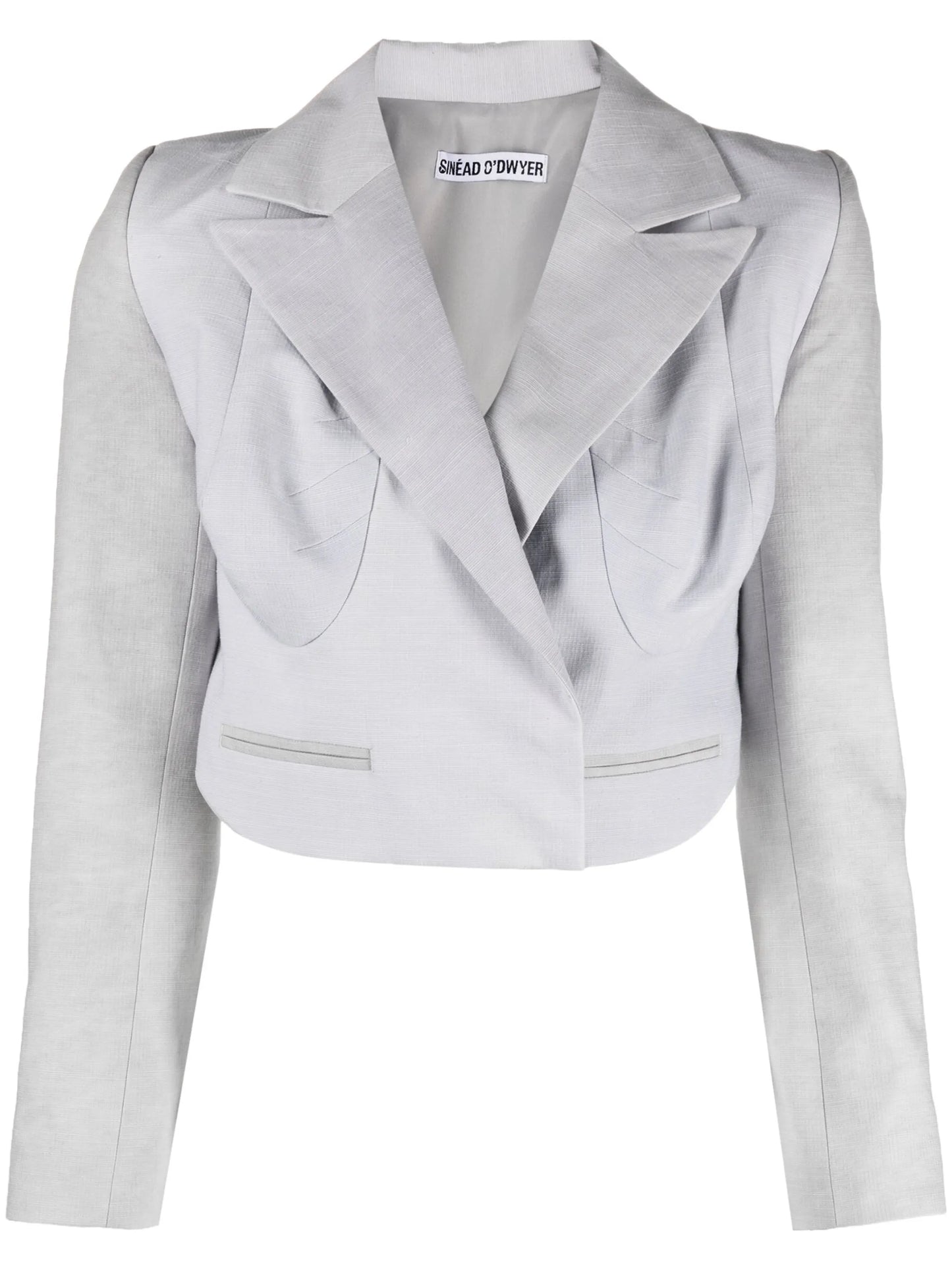 cropped tuxedo jacket