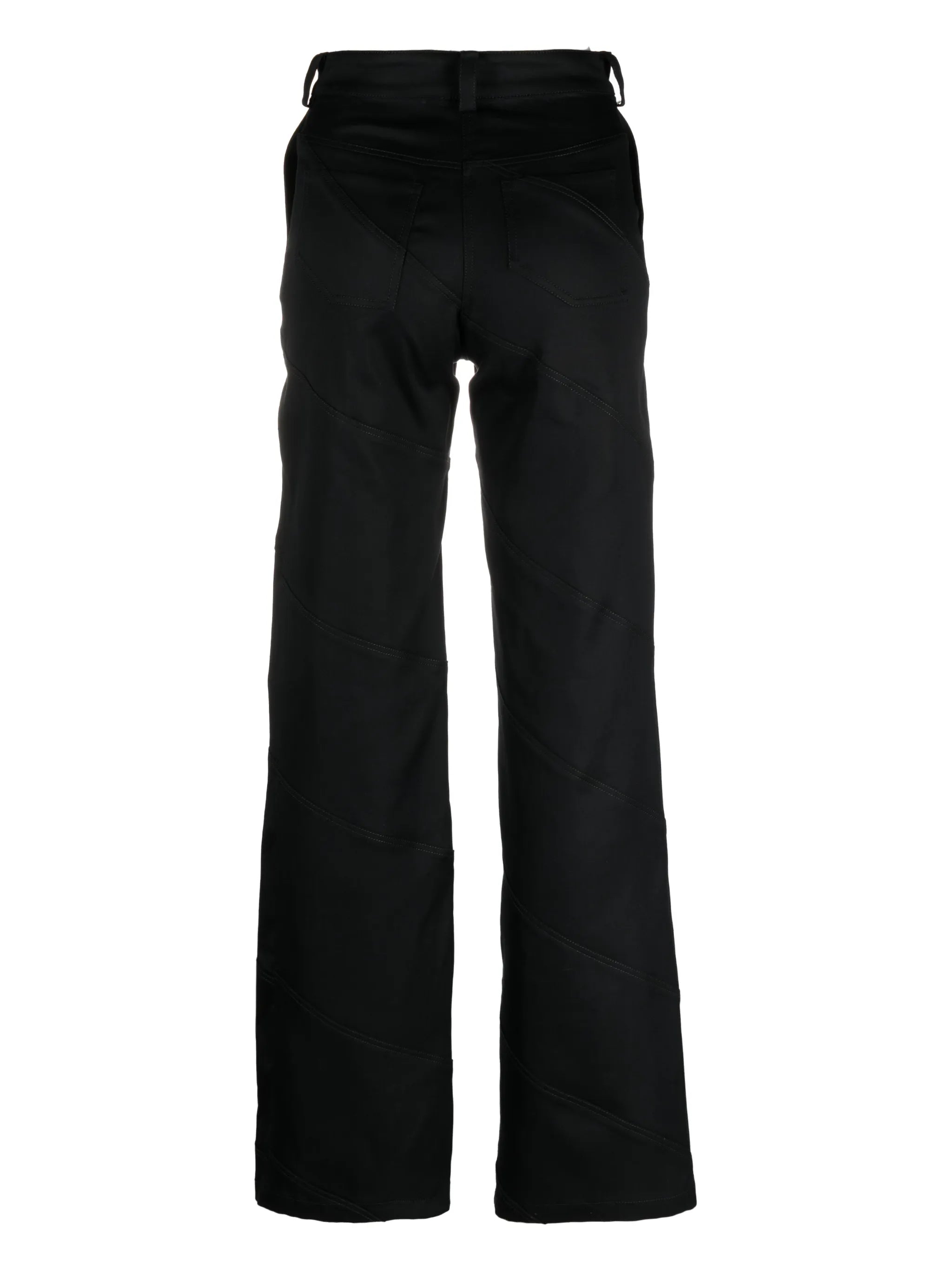 spiral zip cargo trousers
