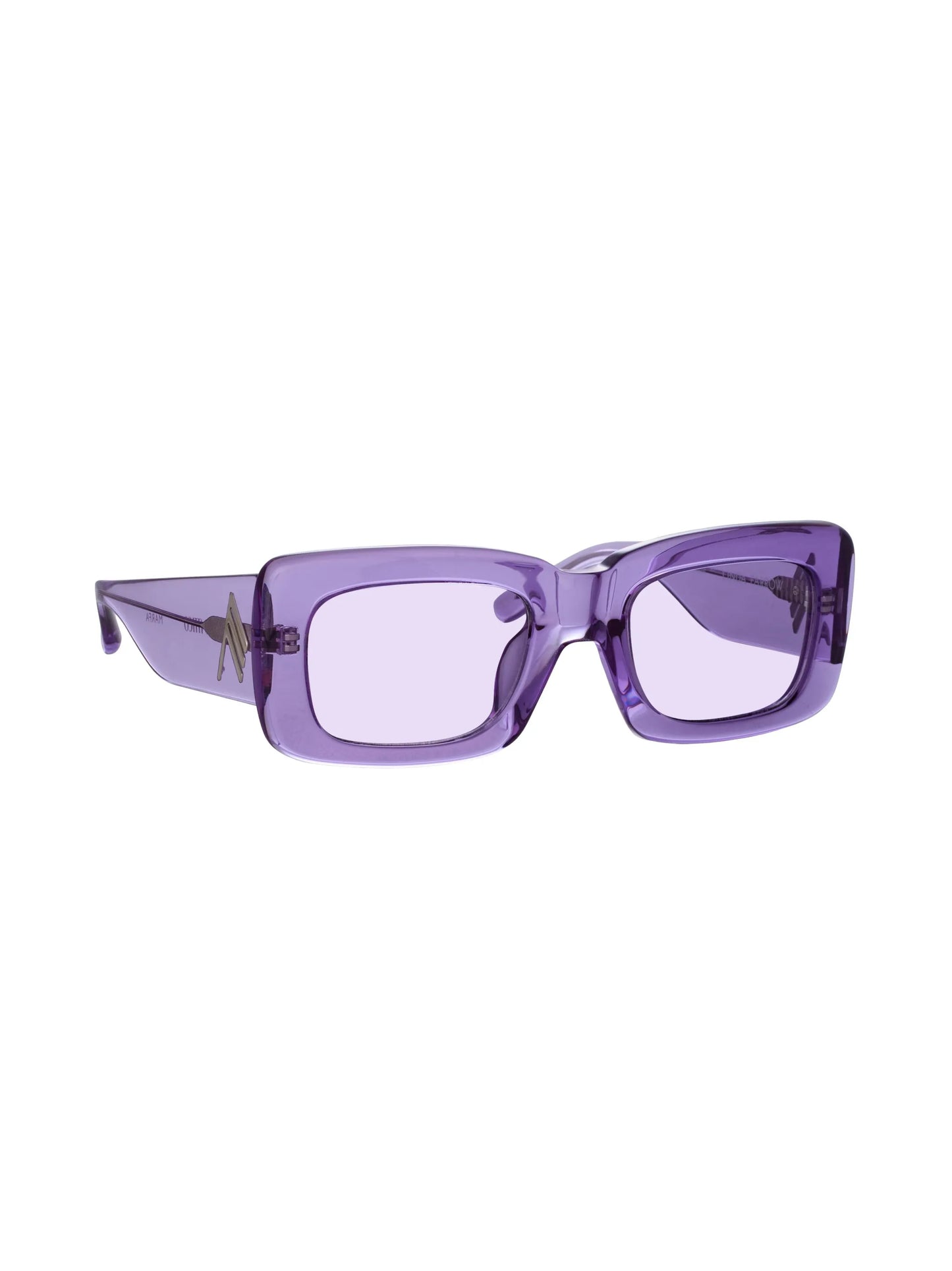 x Linda Farrow rectangle-frame sunglasses