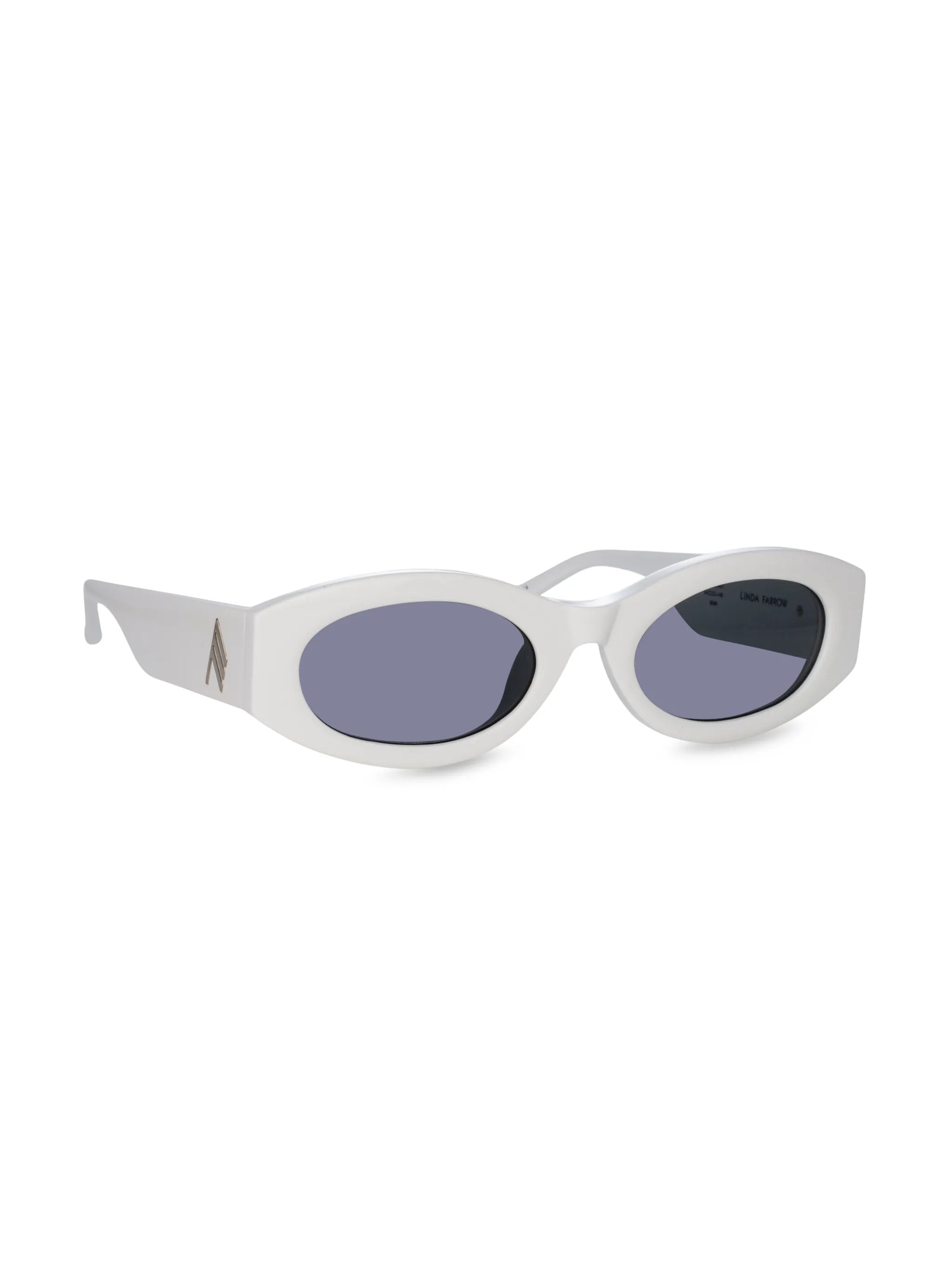 x Linda Farrow oval-frame sunglasses