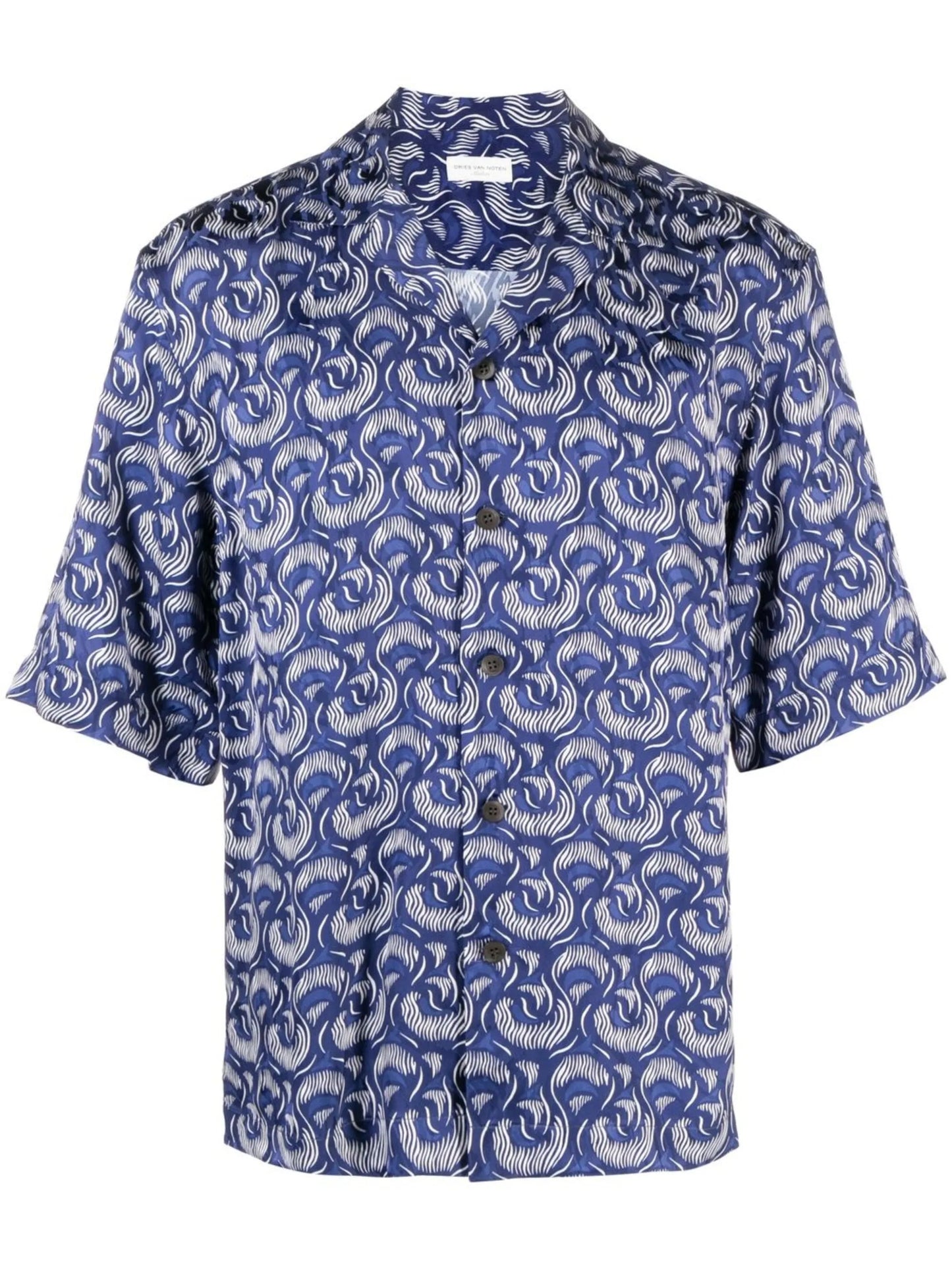 loose-fit printed shirt