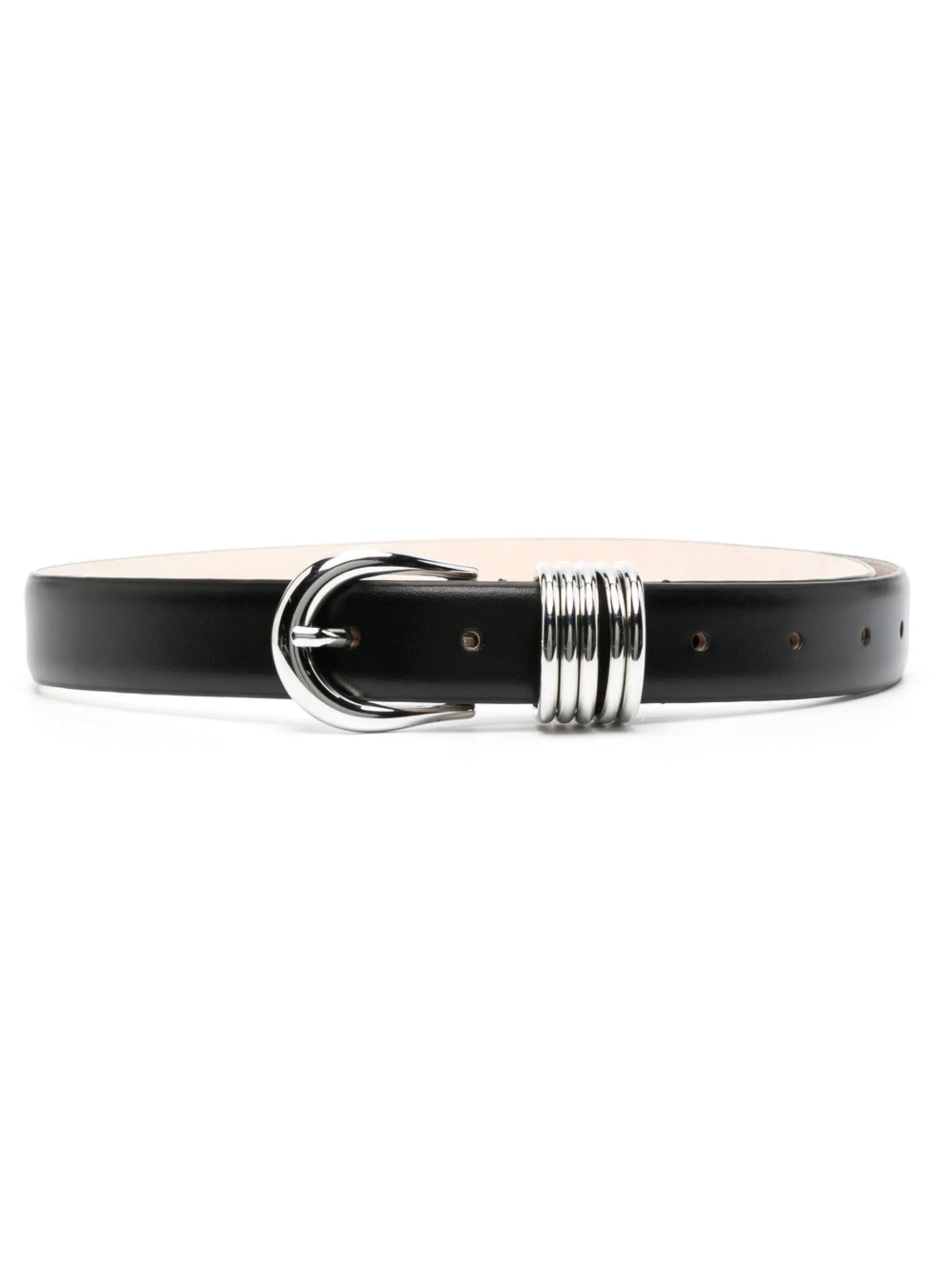 Hollyhock black silver belt