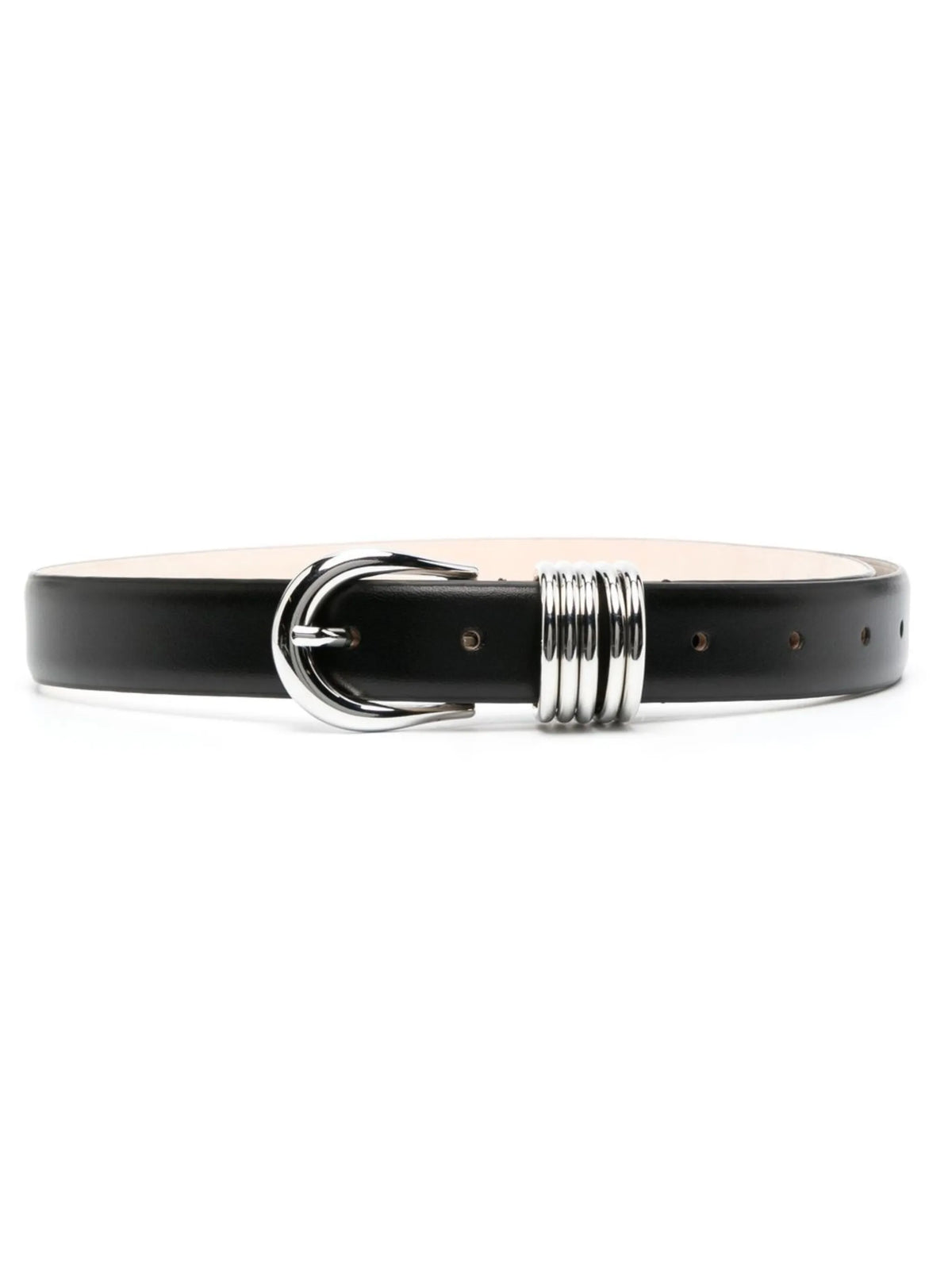 Hollyhock black silver belt