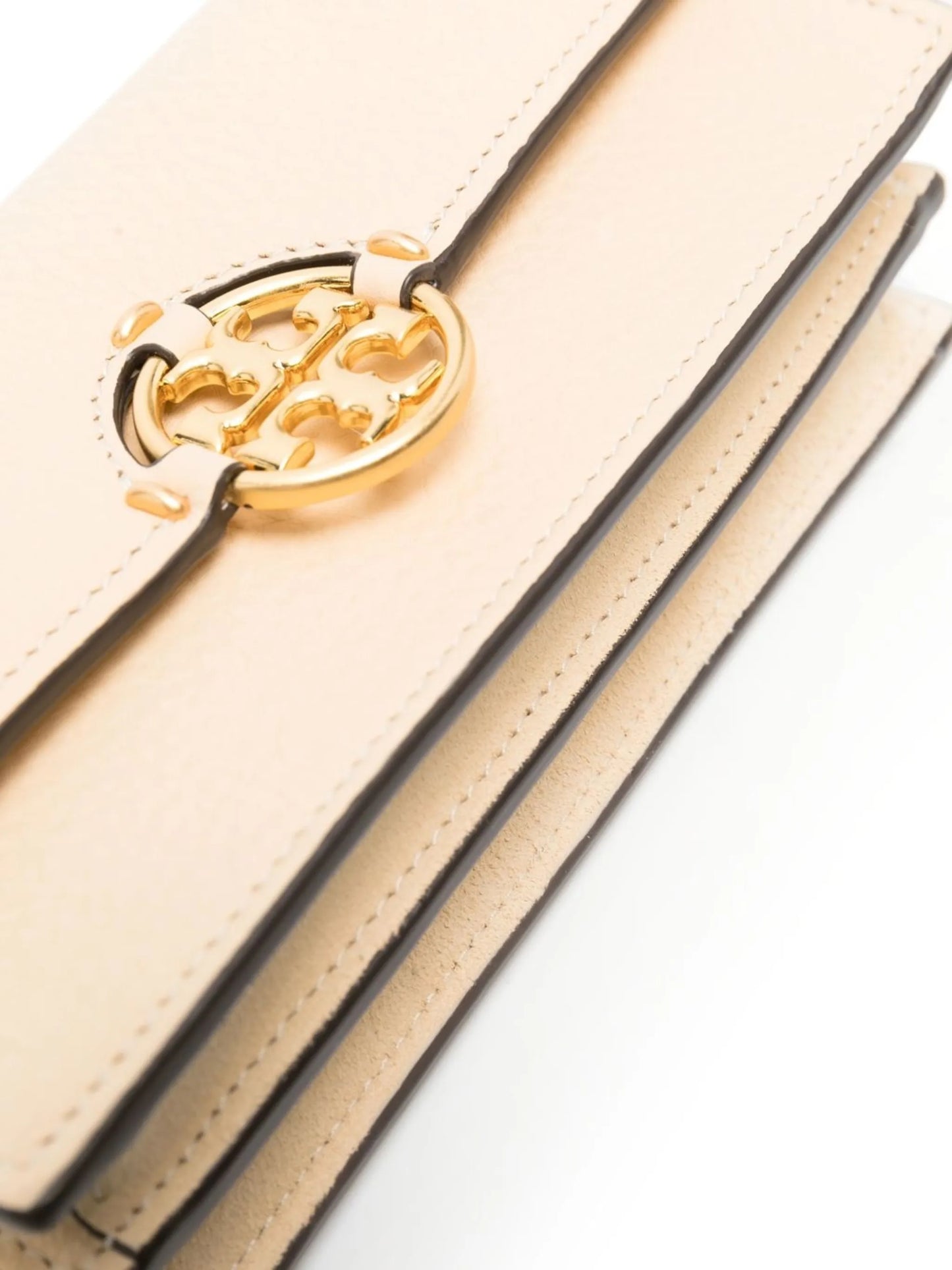 Miller logo-plaque clutch bag