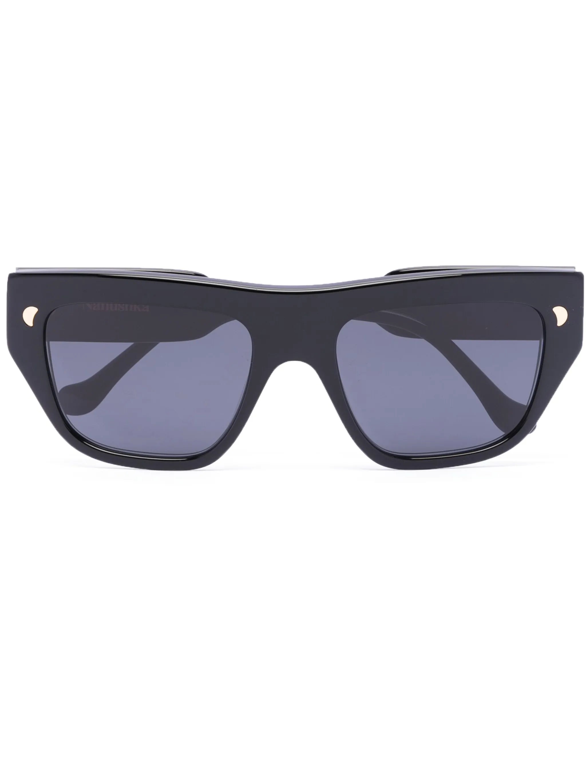 oversized-frame tinted-lenses sunglasses