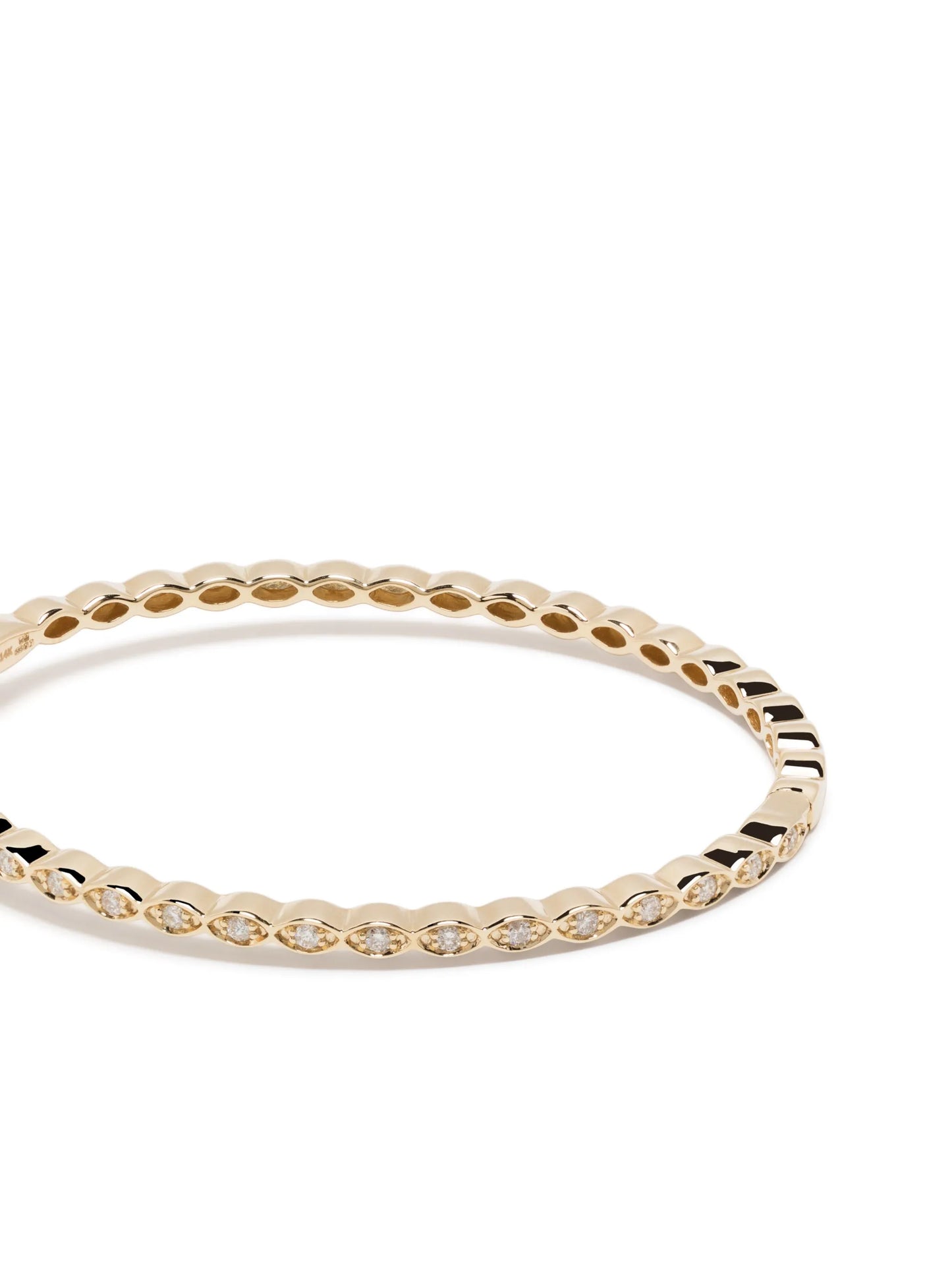 14kt yellow gold Evil Eye diamond tennis bracelet