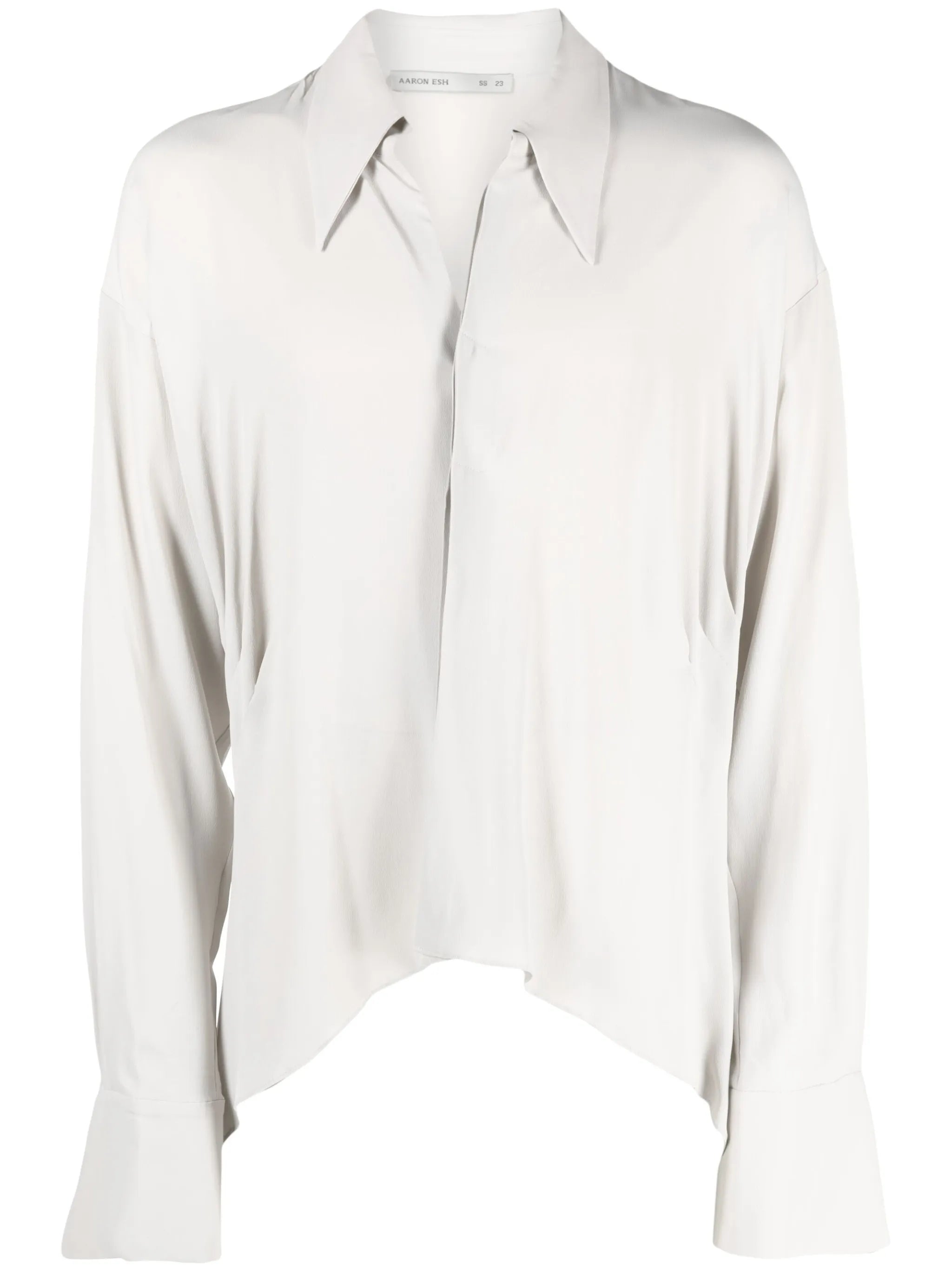 asymmetric buttoned shirt