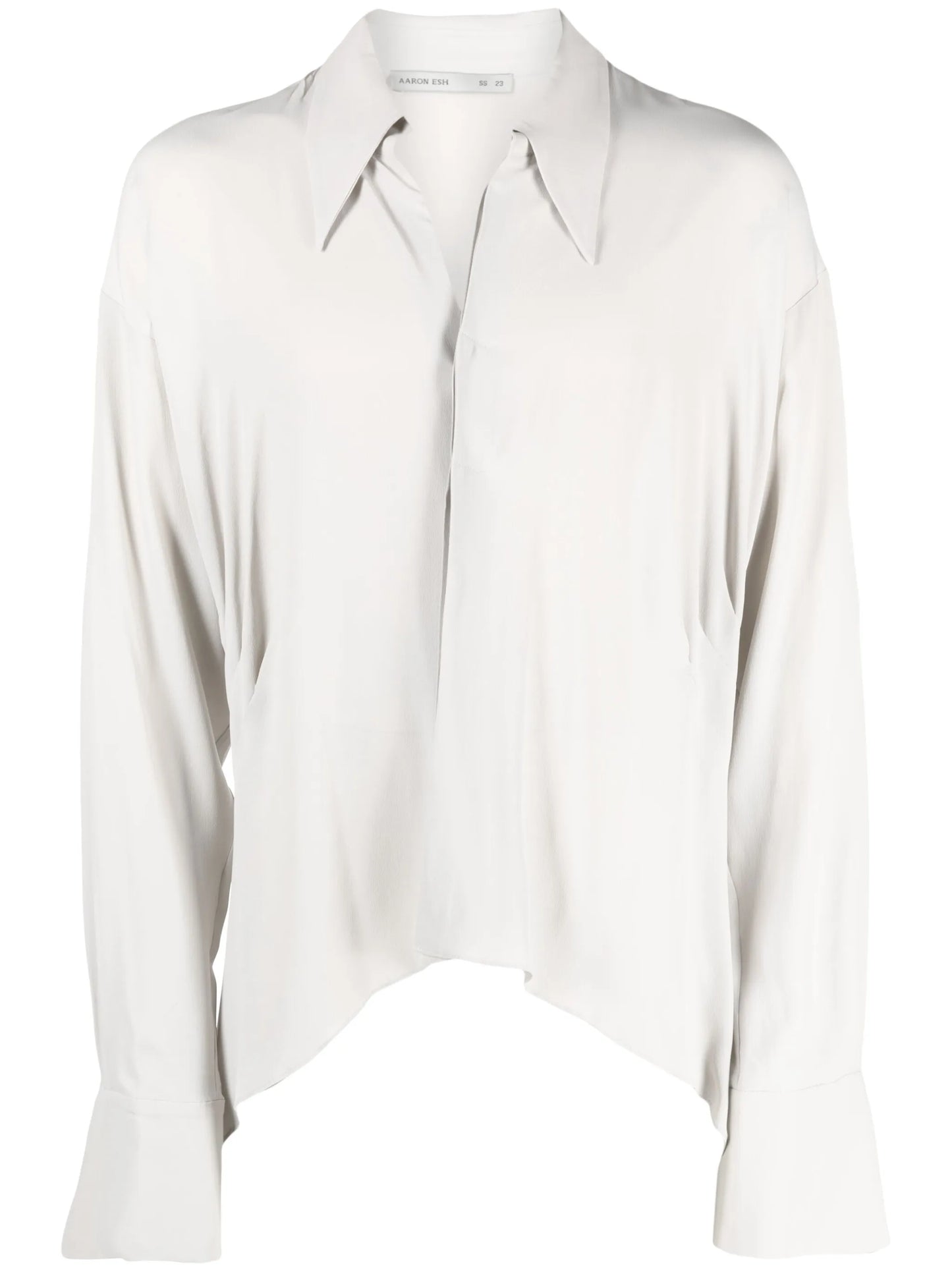 asymmetric buttoned shirt