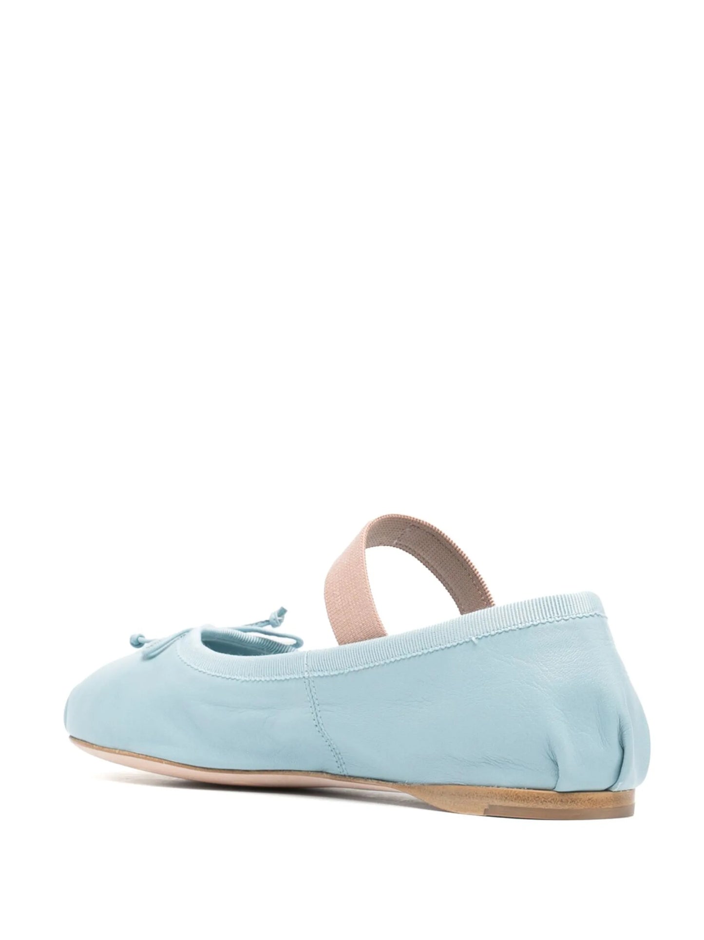 logo-patch ballerina shoes