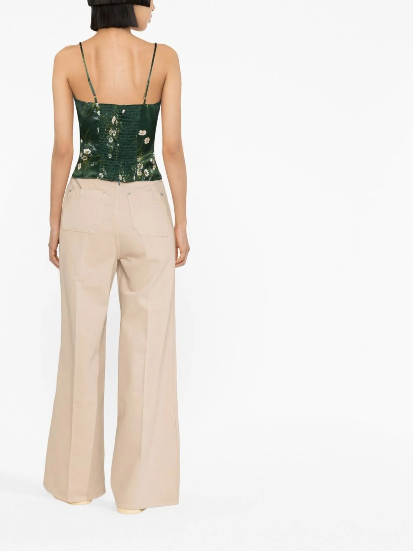 Overland silk tank top